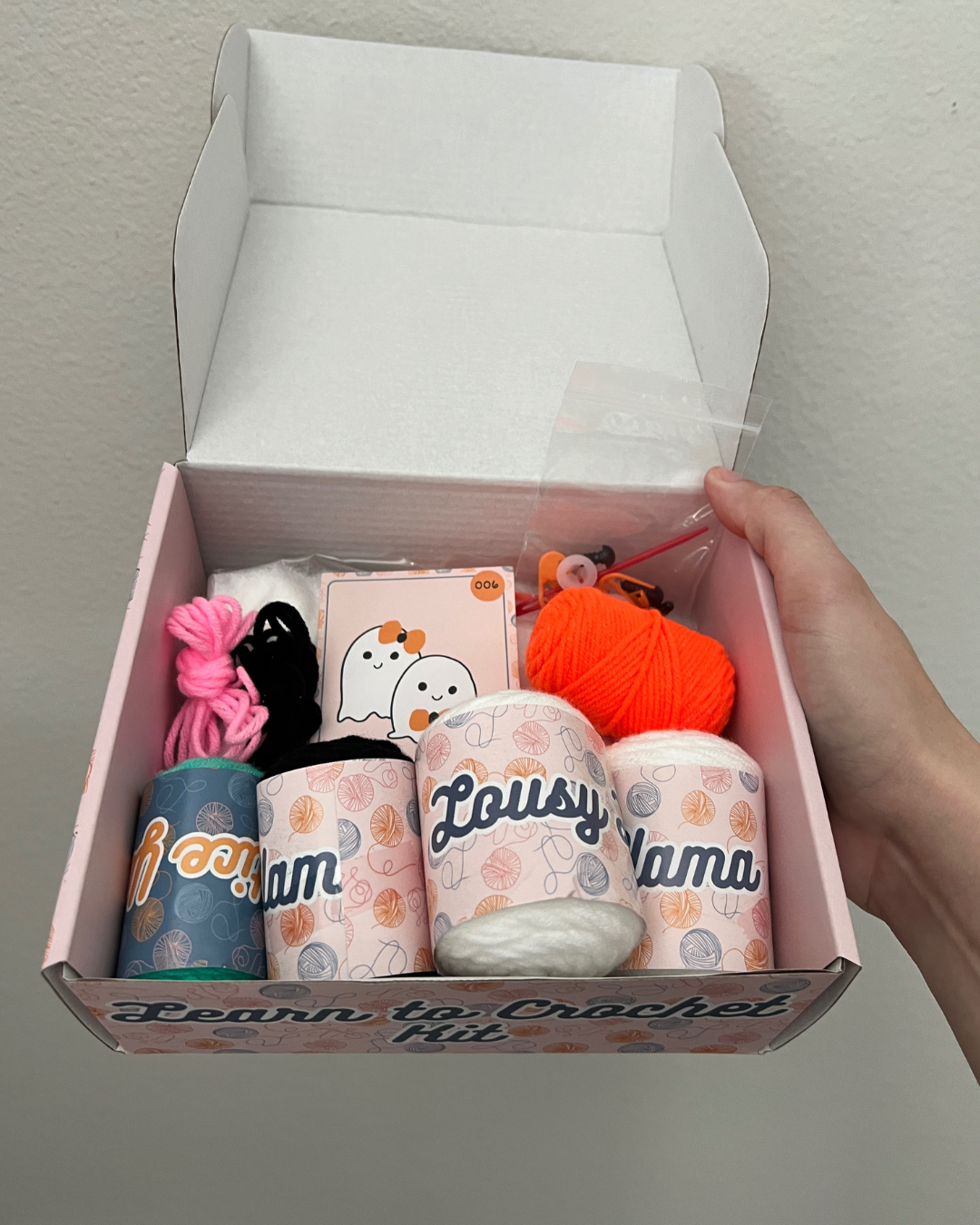 Learn to Crochet Beginner Ghost Crochet Kit