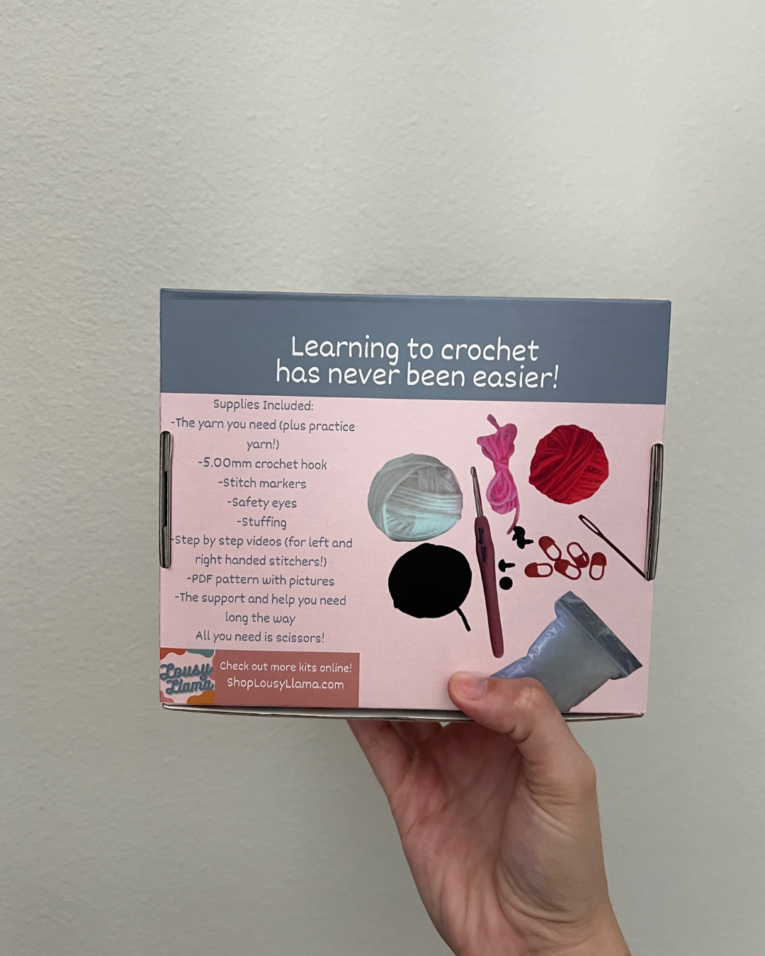 Learn to Crochet Beginner Ghost Crochet Kit