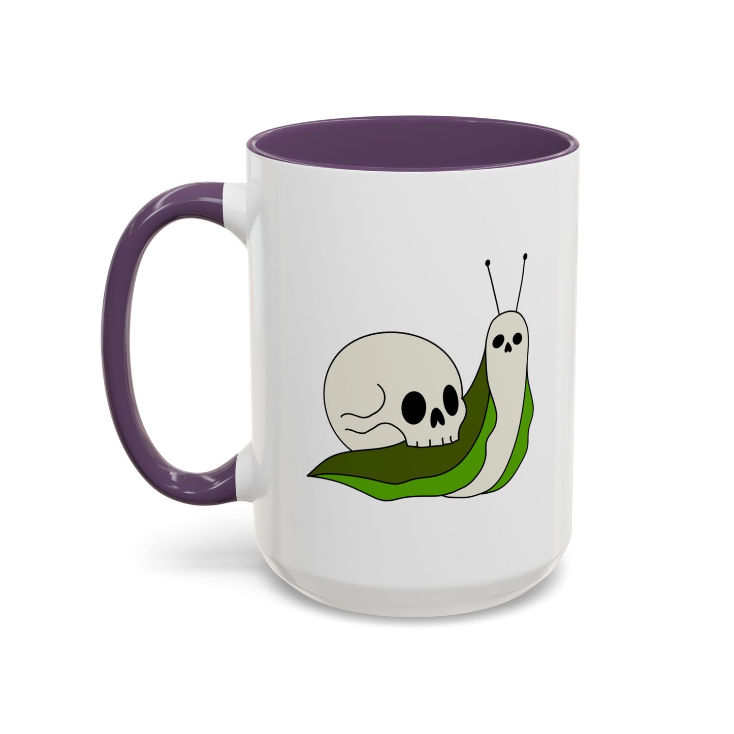 Death Snail Coffee Mug - Whimsical Snail Design - Perfect Gift for the Spooky and Macabre