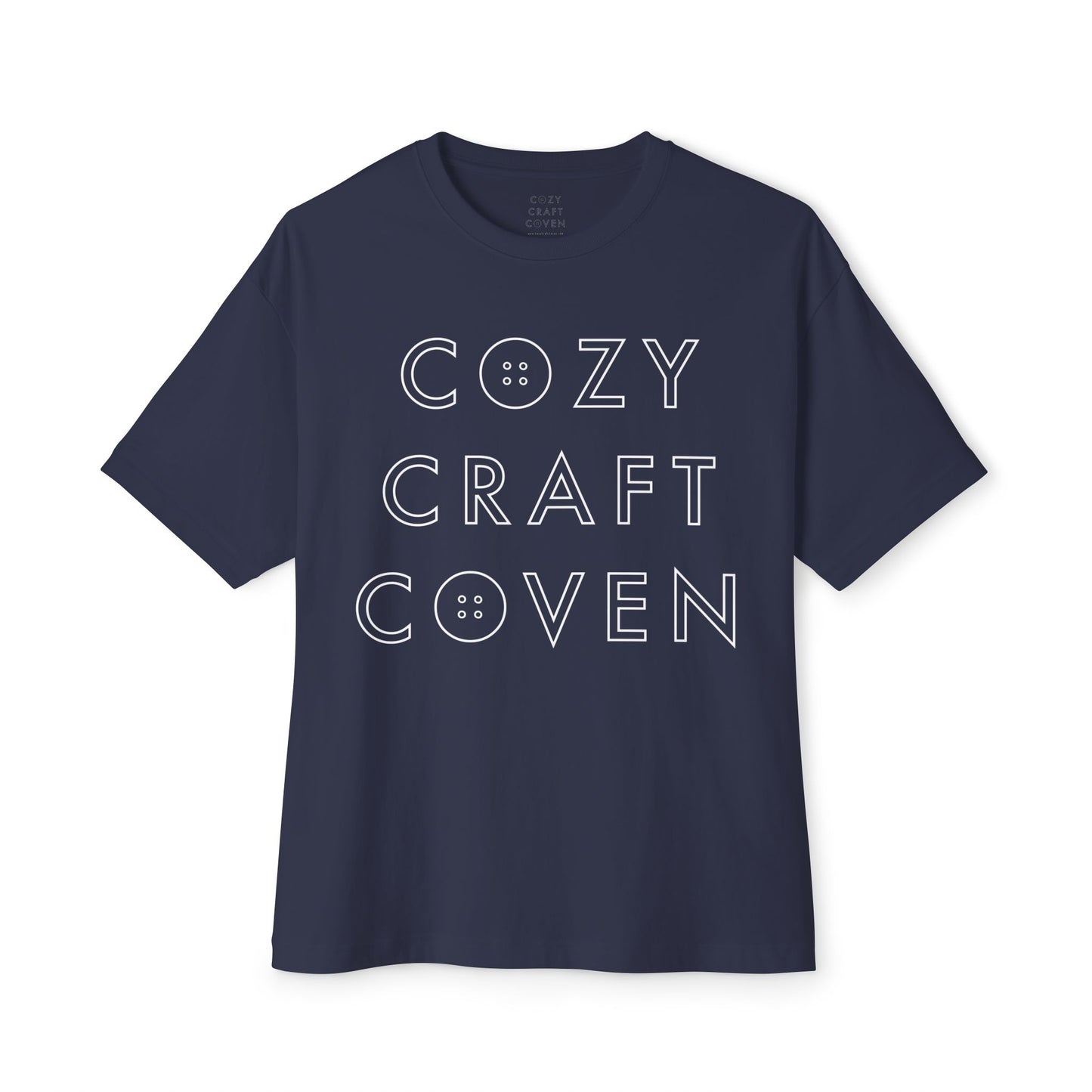 Cozy Craft Coven Logo Oversized Boxy Tee