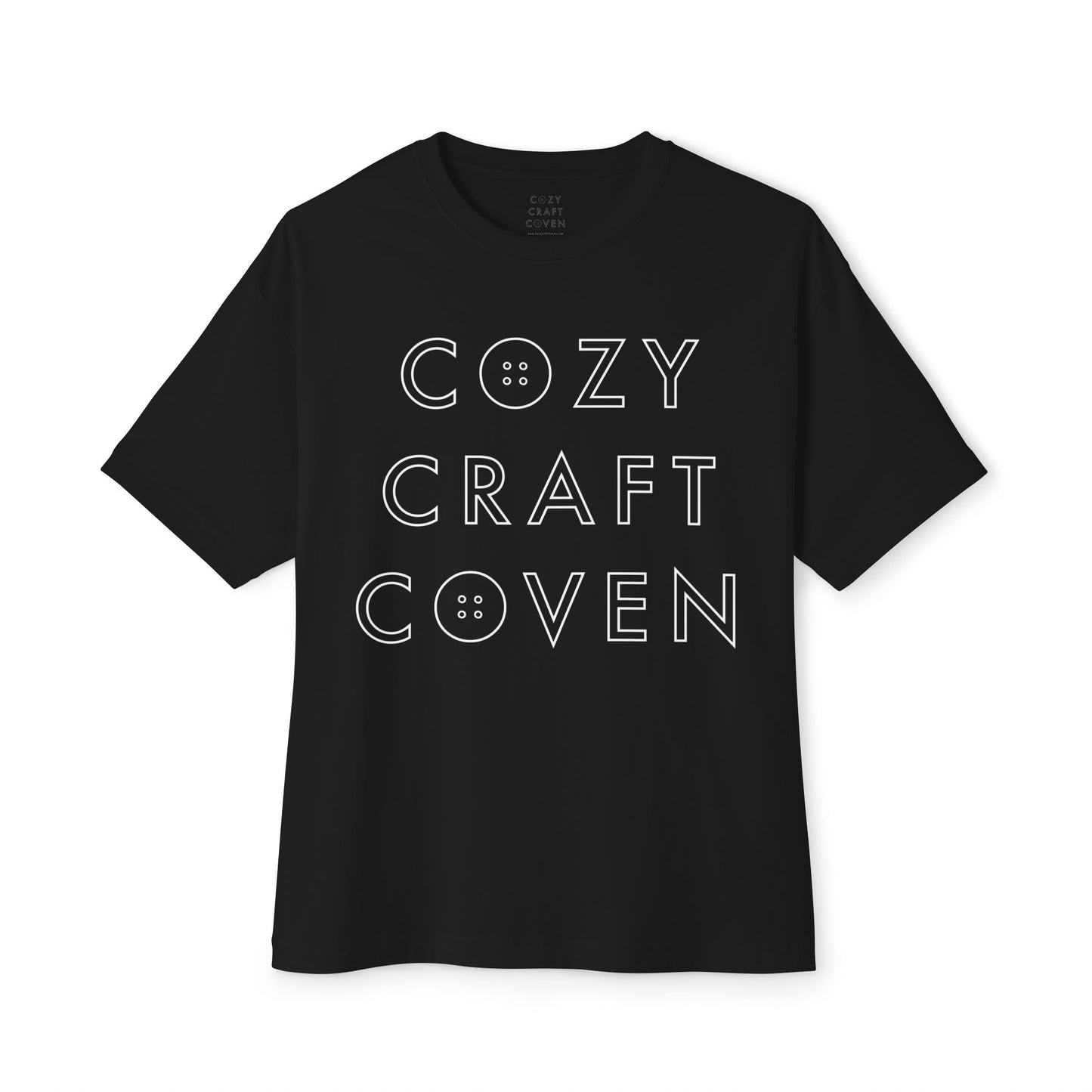 Cozy Craft Coven Logo Oversized Boxy Tee