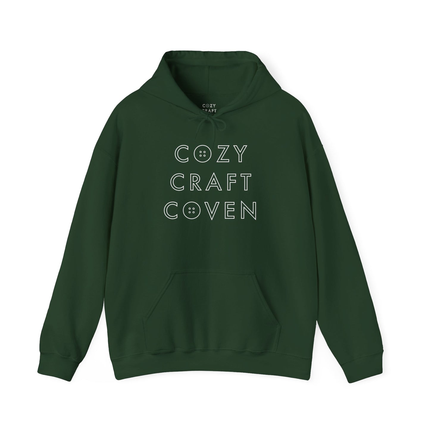 Cozy Craft Coven Logo Unisex Hooded Sweatshirt
