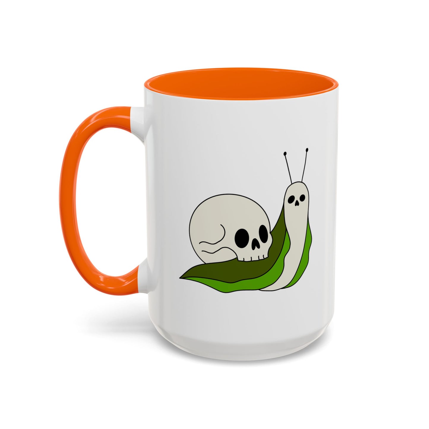 Death Snail Coffee Mug - Whimsical Snail Design - Perfect Gift for the Spooky and Macabre