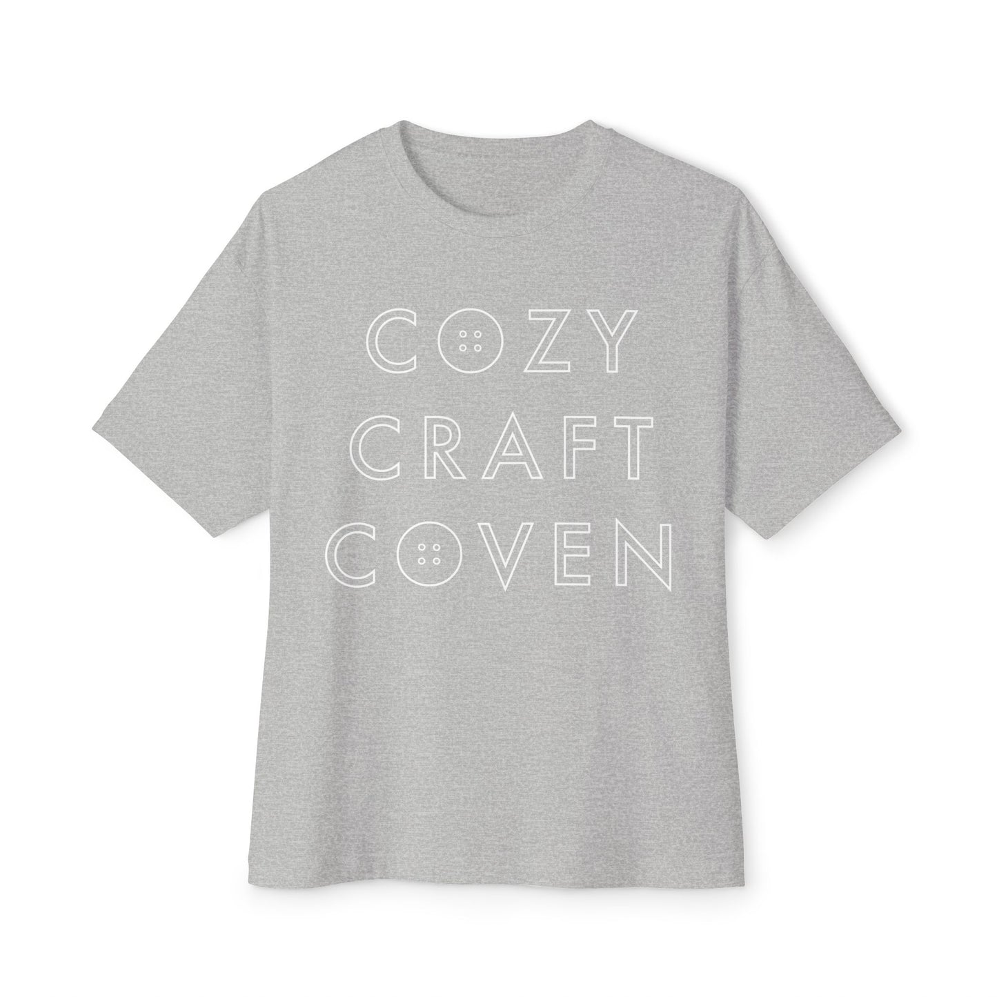Cozy Craft Coven Logo Oversized Boxy Tee