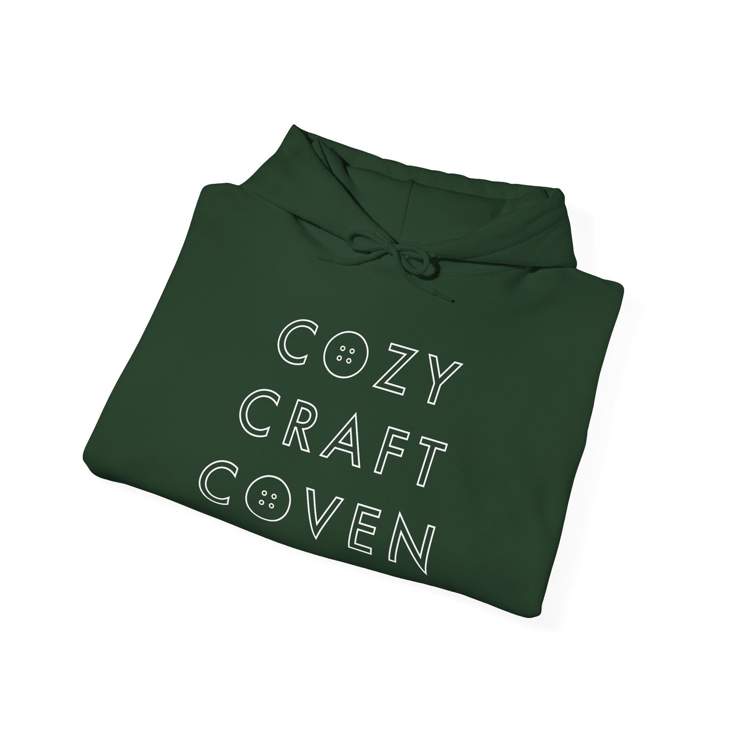 Cozy Craft Coven Logo Unisex Hooded Sweatshirt