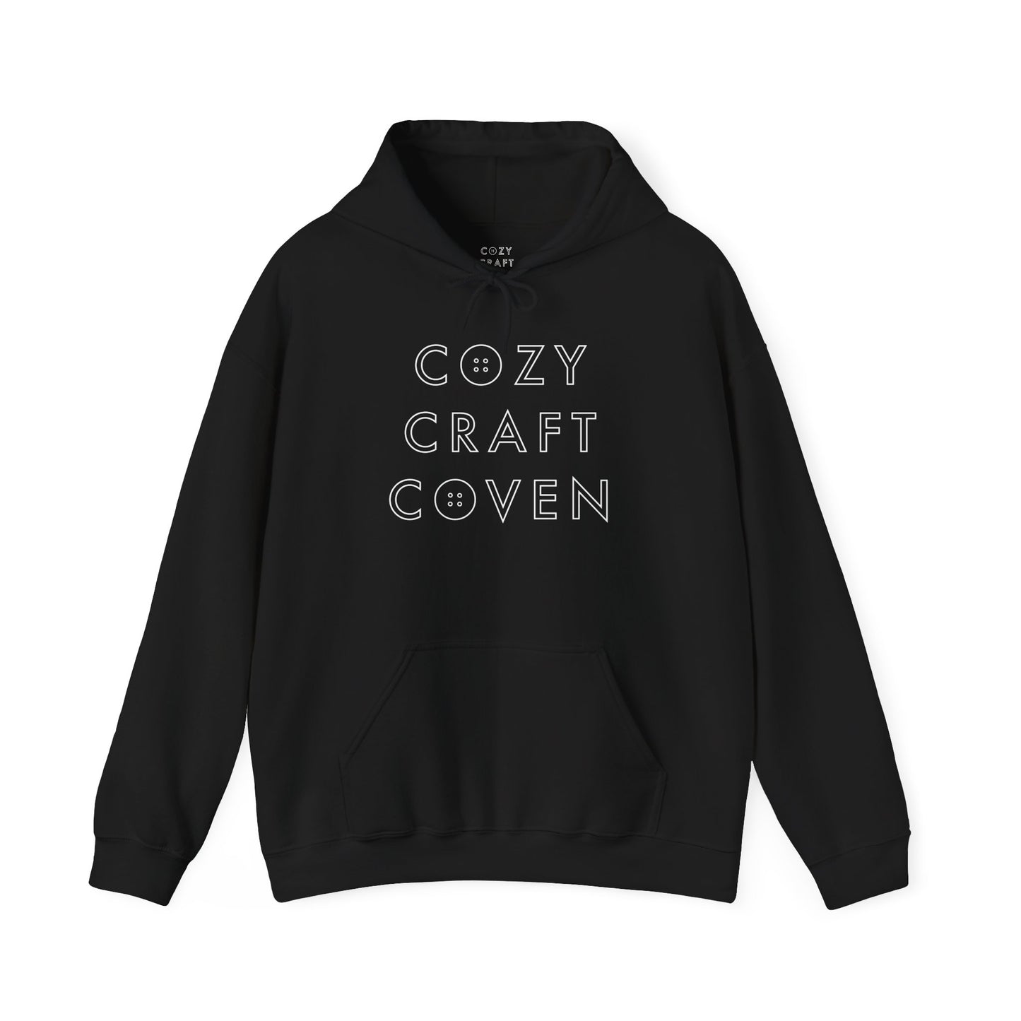 Cozy Craft Coven Logo Unisex Hooded Sweatshirt