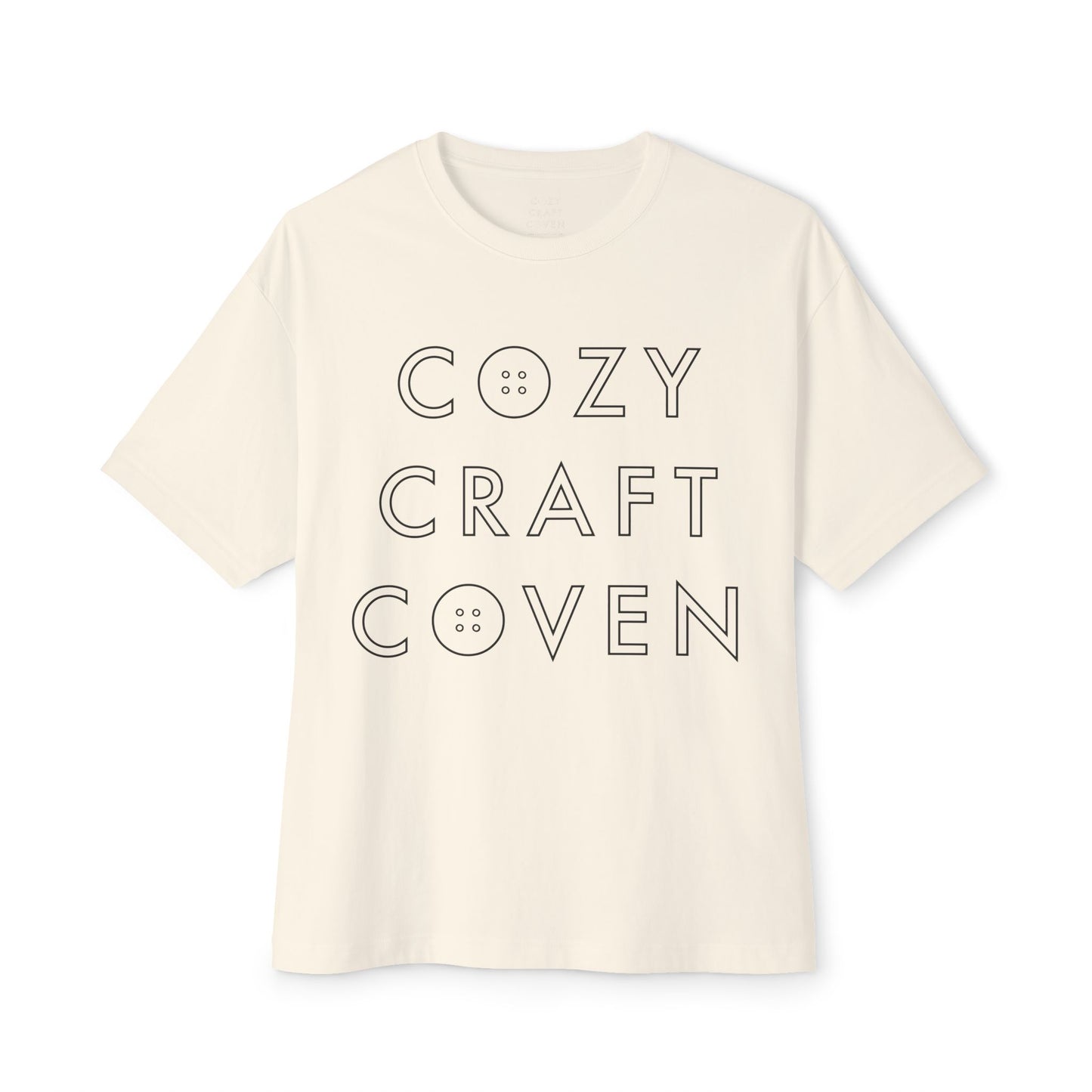Cozy Craft Coven Logo Oversized Boxy Tee
