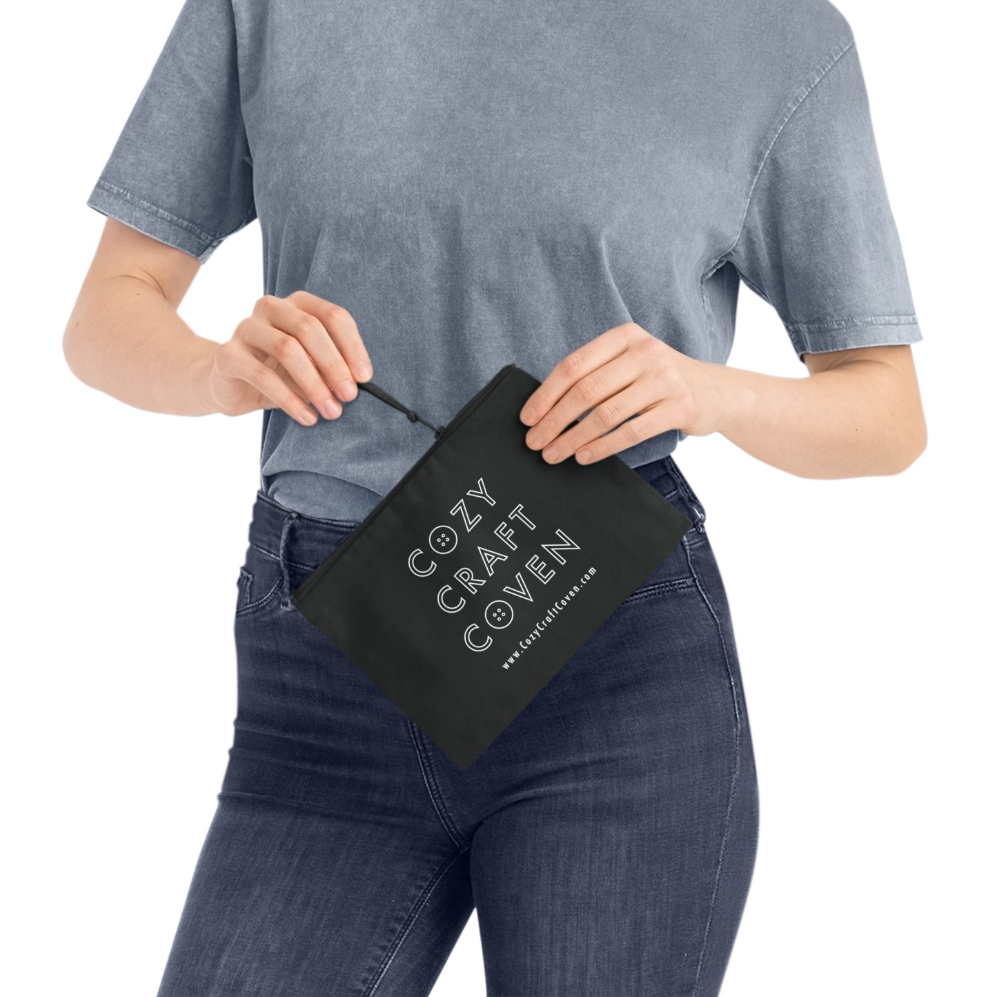 Cozy Craft Coven Pencil Case - Stylish Organizational Pouch for Creatives
