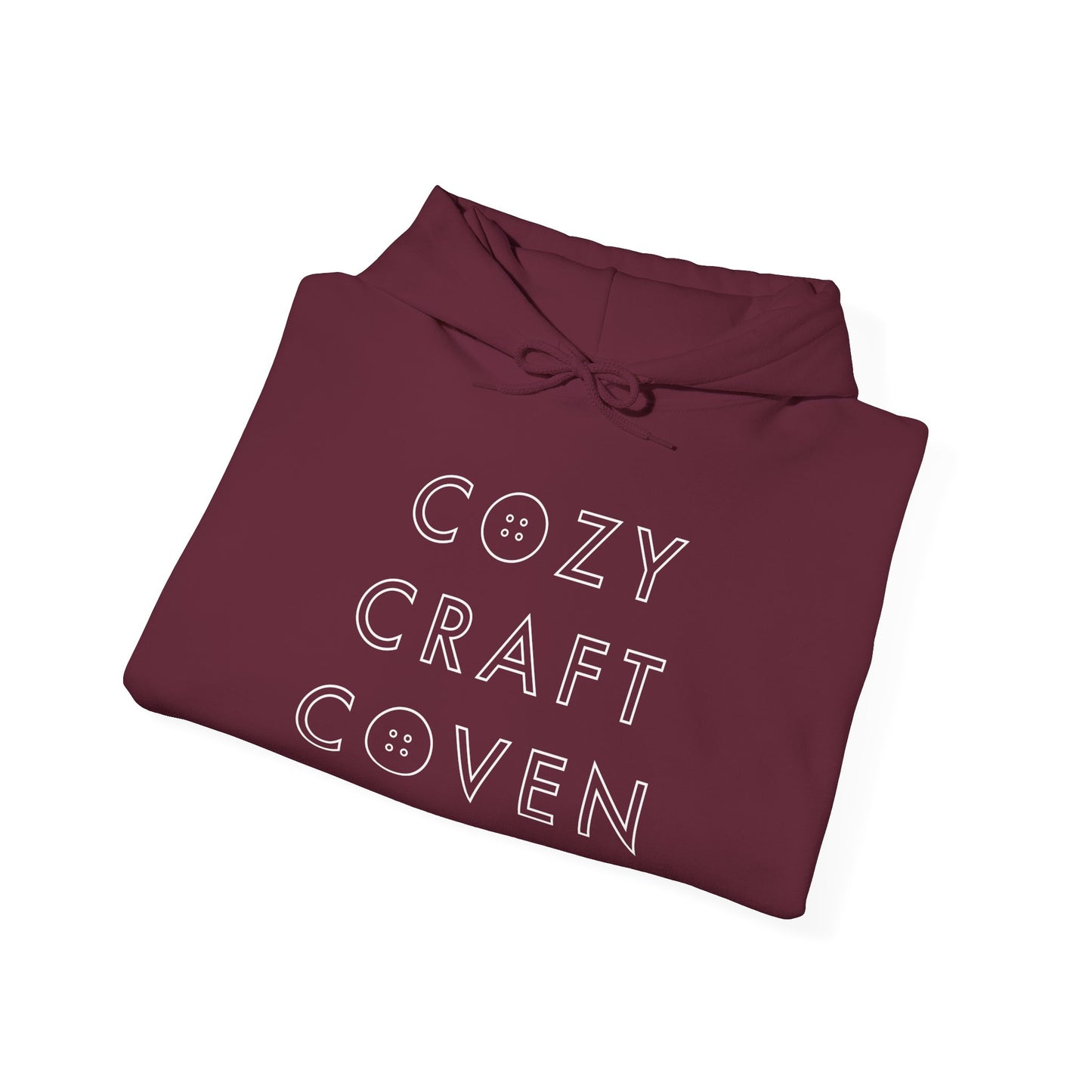 Cozy Craft Coven Logo Unisex Hooded Sweatshirt