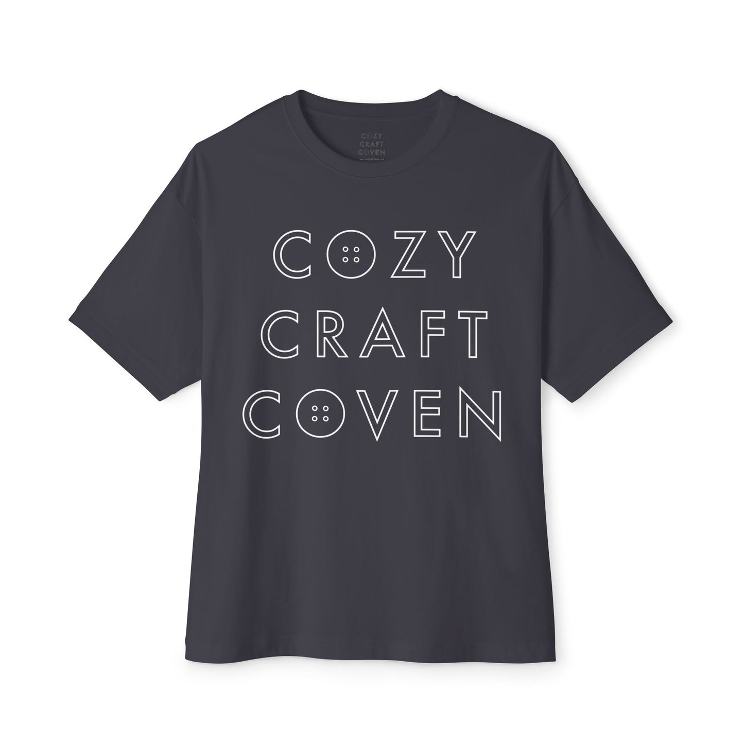 Cozy Craft Coven Logo Oversized Boxy Tee