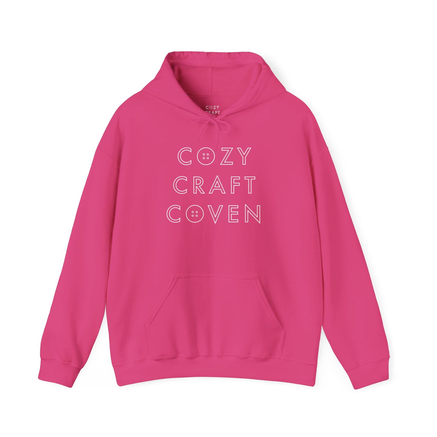 Cozy Craft Coven Logo Unisex Hooded Sweatshirt