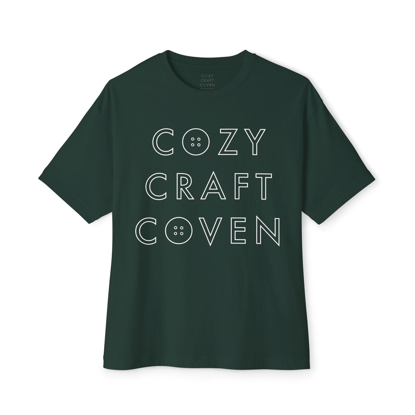 Cozy Craft Coven Logo Oversized Boxy Tee