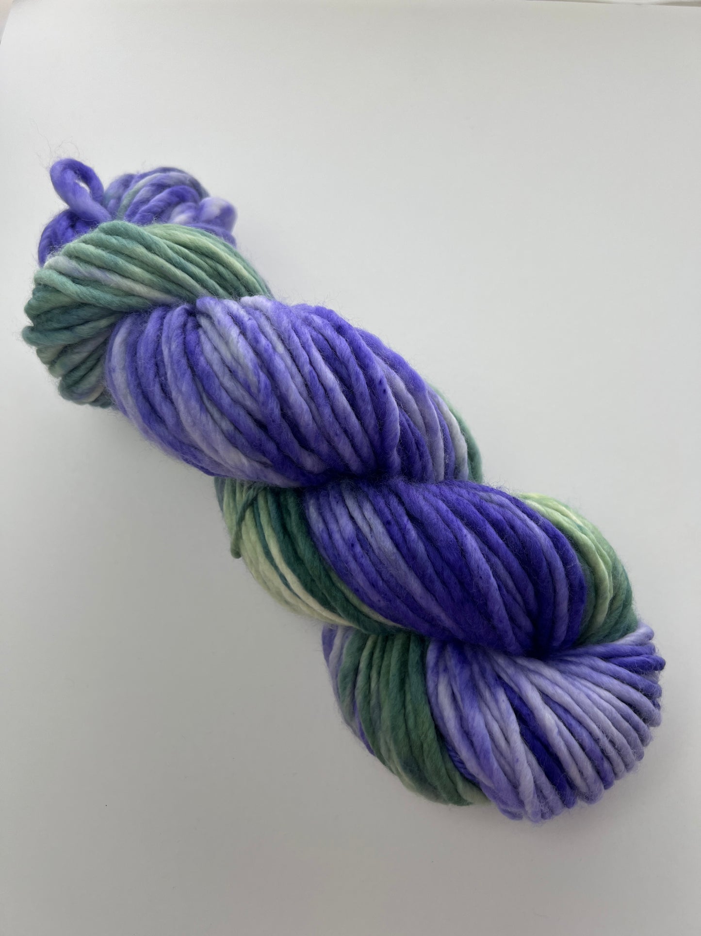 Hand-Dyed Super Bulky Yarn - Lavender Fields