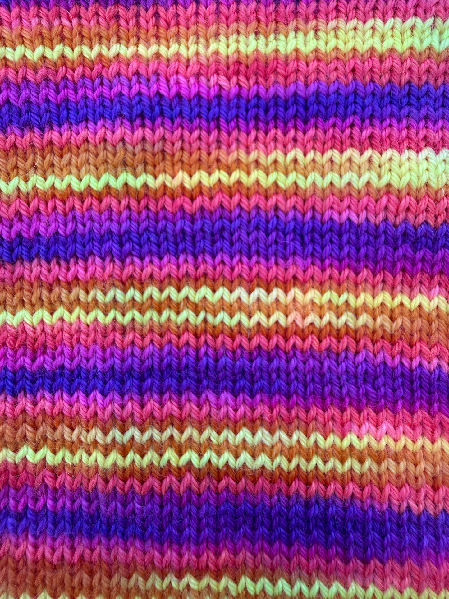 Self-Striping Sock Yarn - Heatmap