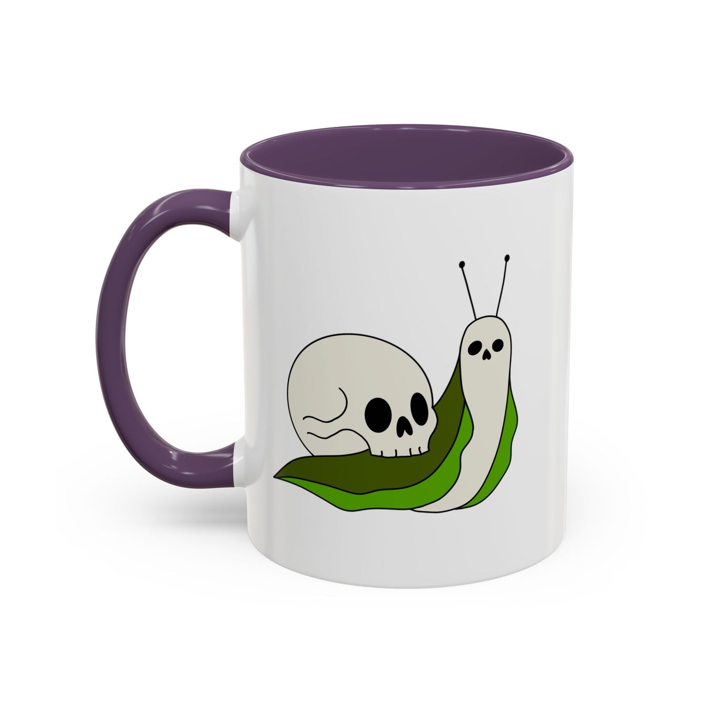 Death Snail Coffee Mug - Whimsical Snail Design - Perfect Gift for the Spooky and Macabre