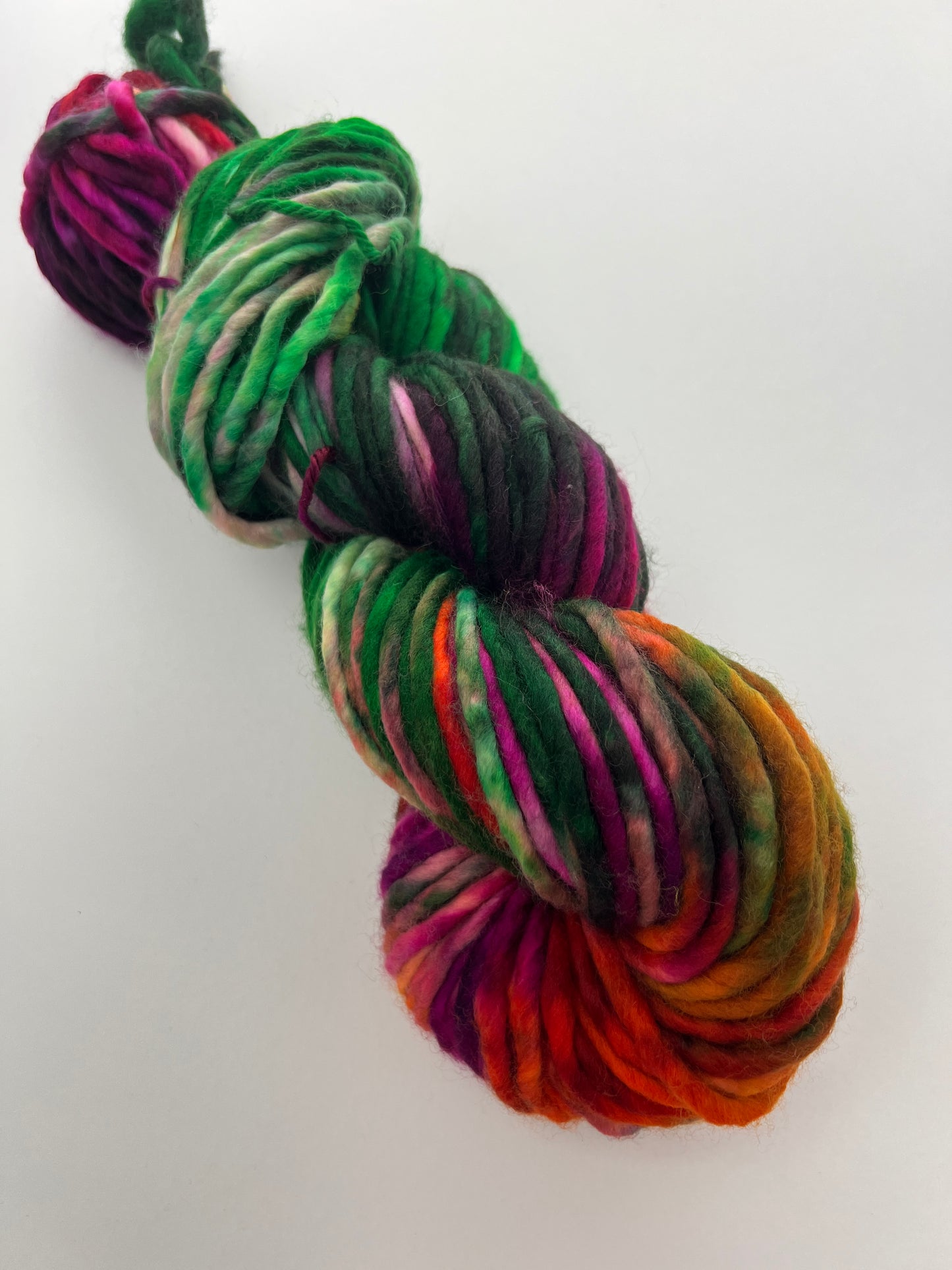 Hand-Dyed Super Bulky Yarn - Summer Bouquet