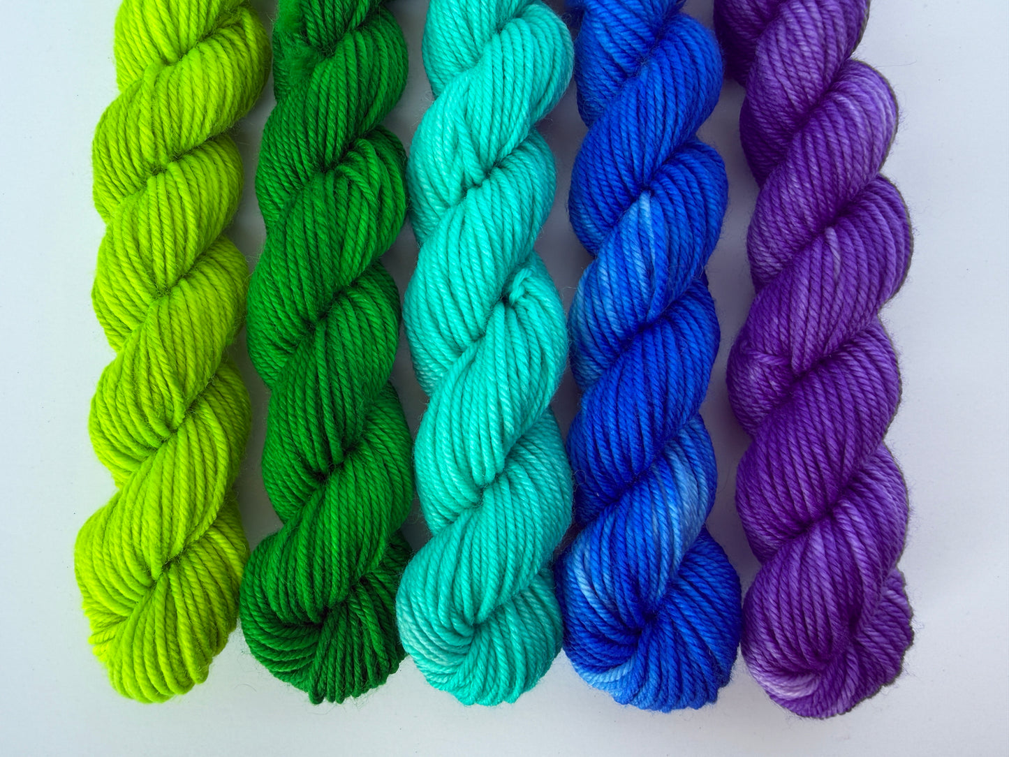Mini Skein DK Bundle - Nightshade - Set of 5