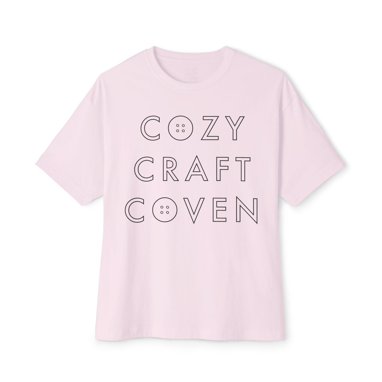 Cozy Craft Coven Logo Oversized Boxy Tee