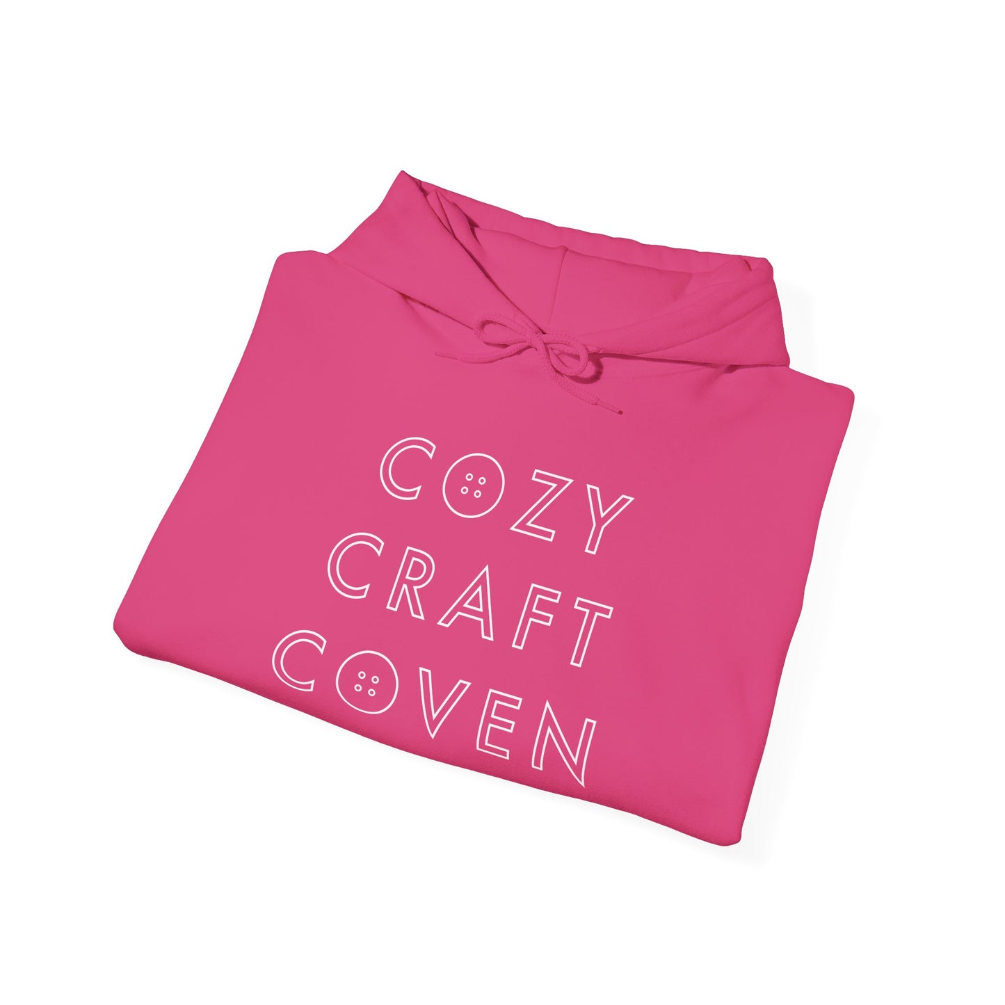 Cozy Craft Coven Logo Unisex Hooded Sweatshirt