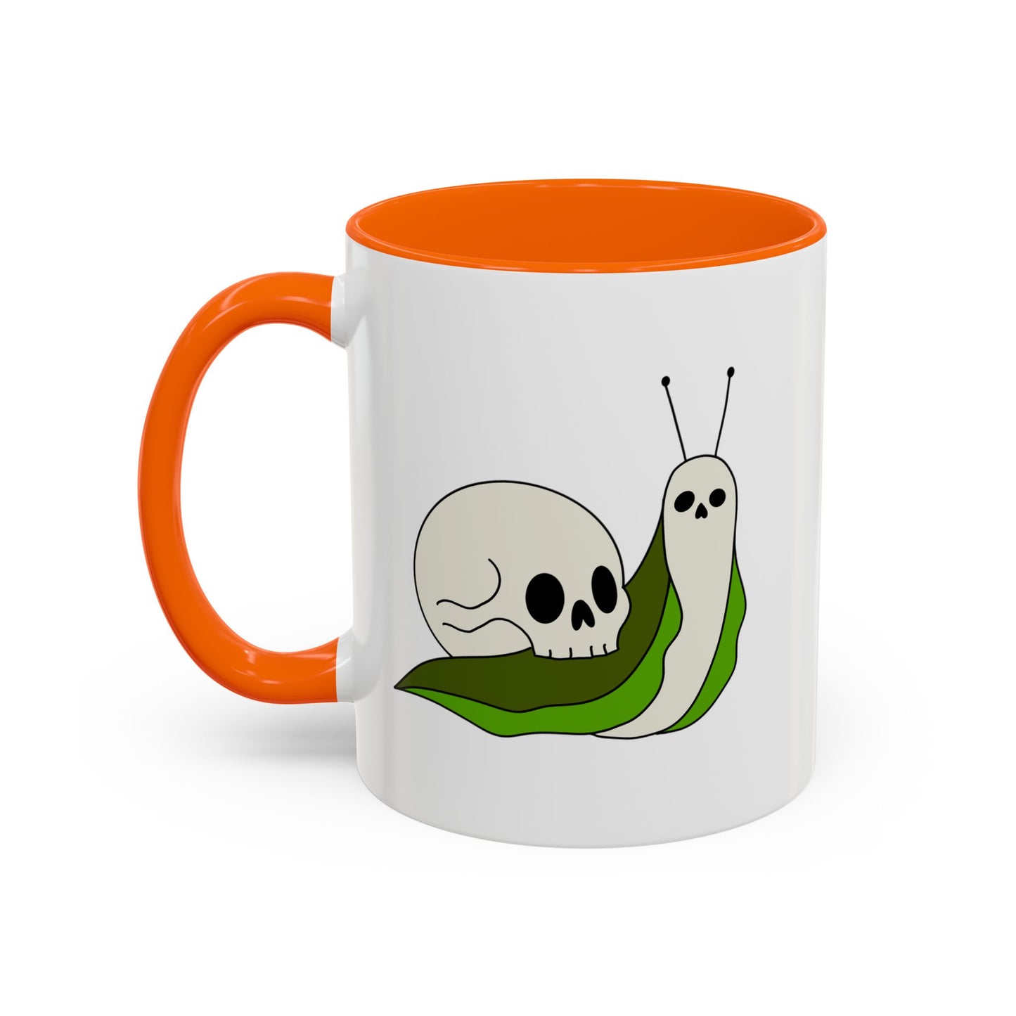 Death Snail Coffee Mug - Whimsical Snail Design - Perfect Gift for the Spooky and Macabre