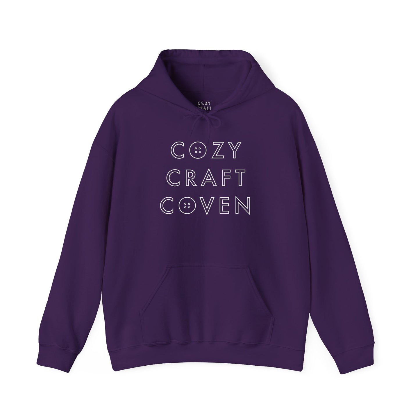 Cozy Craft Coven Logo Unisex Hooded Sweatshirt