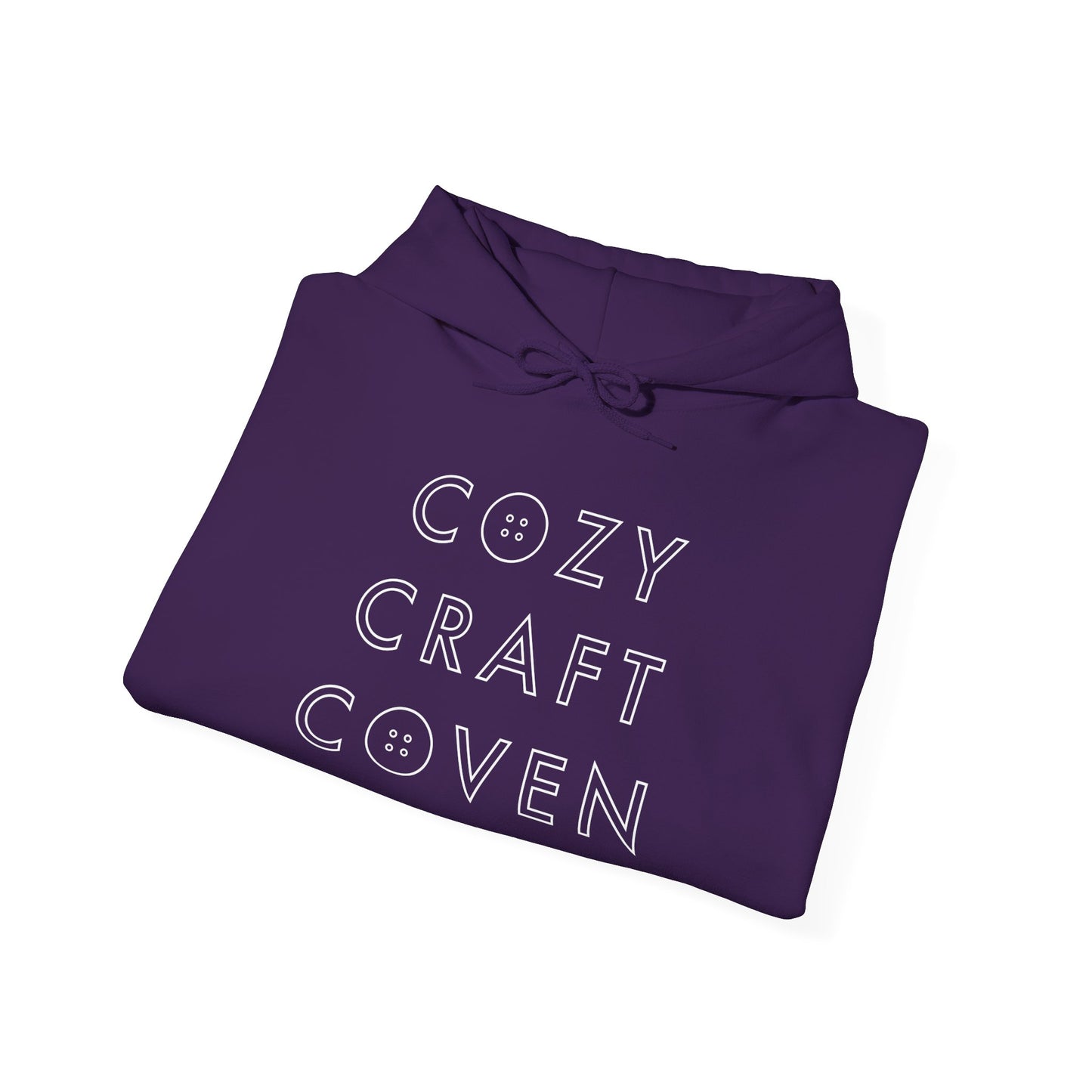 Cozy Craft Coven Logo Unisex Hooded Sweatshirt