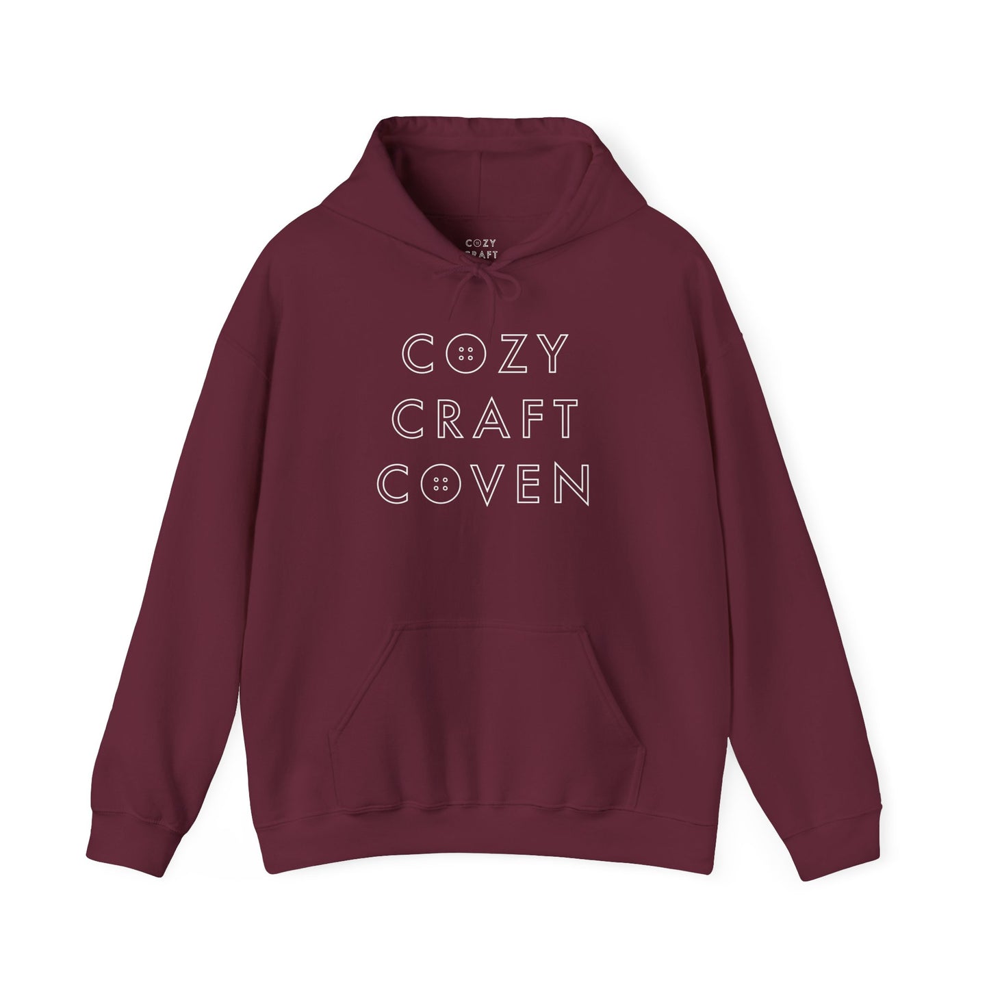 Cozy Craft Coven Logo Unisex Hooded Sweatshirt