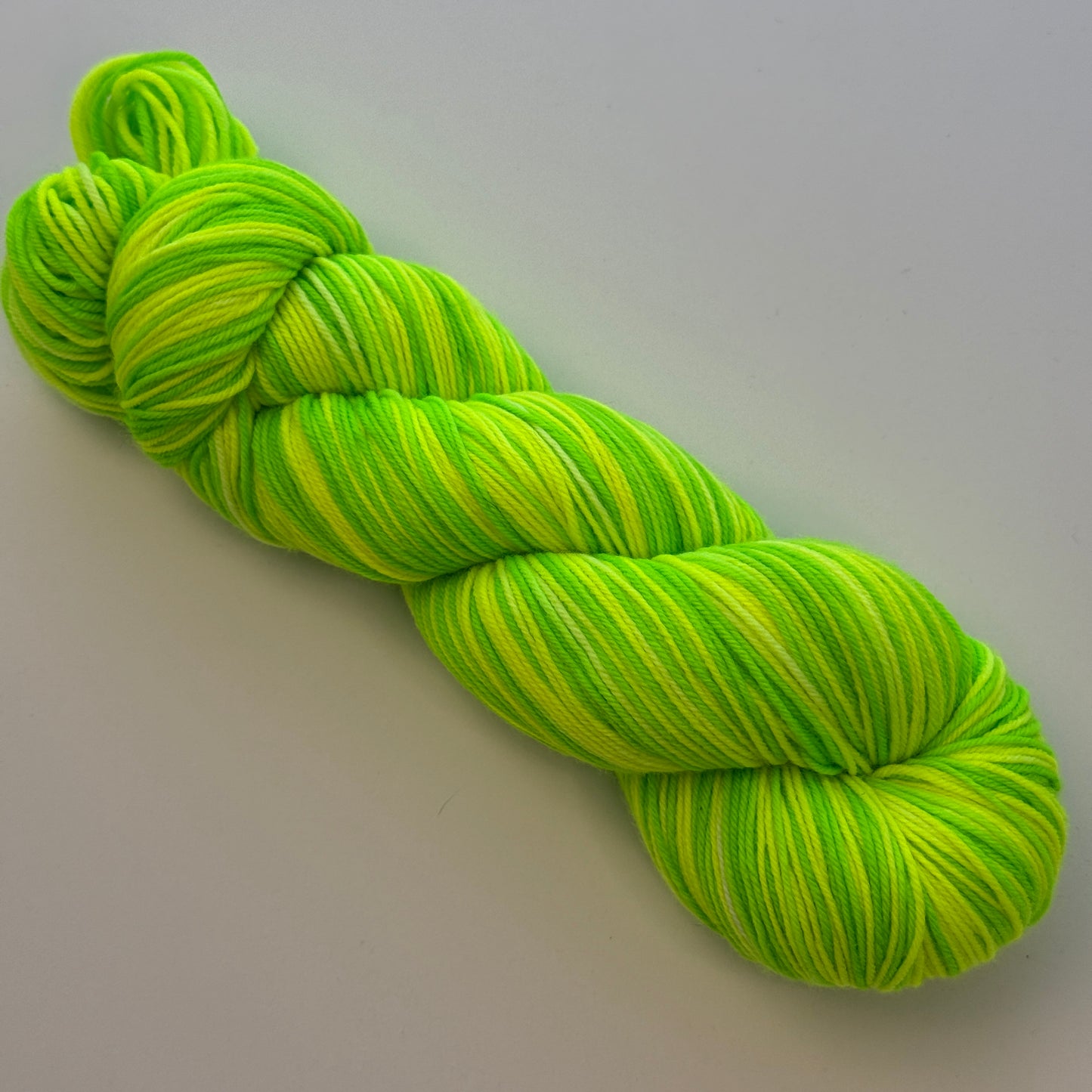 Self-Striping Sock Yarn - Lemon Lime