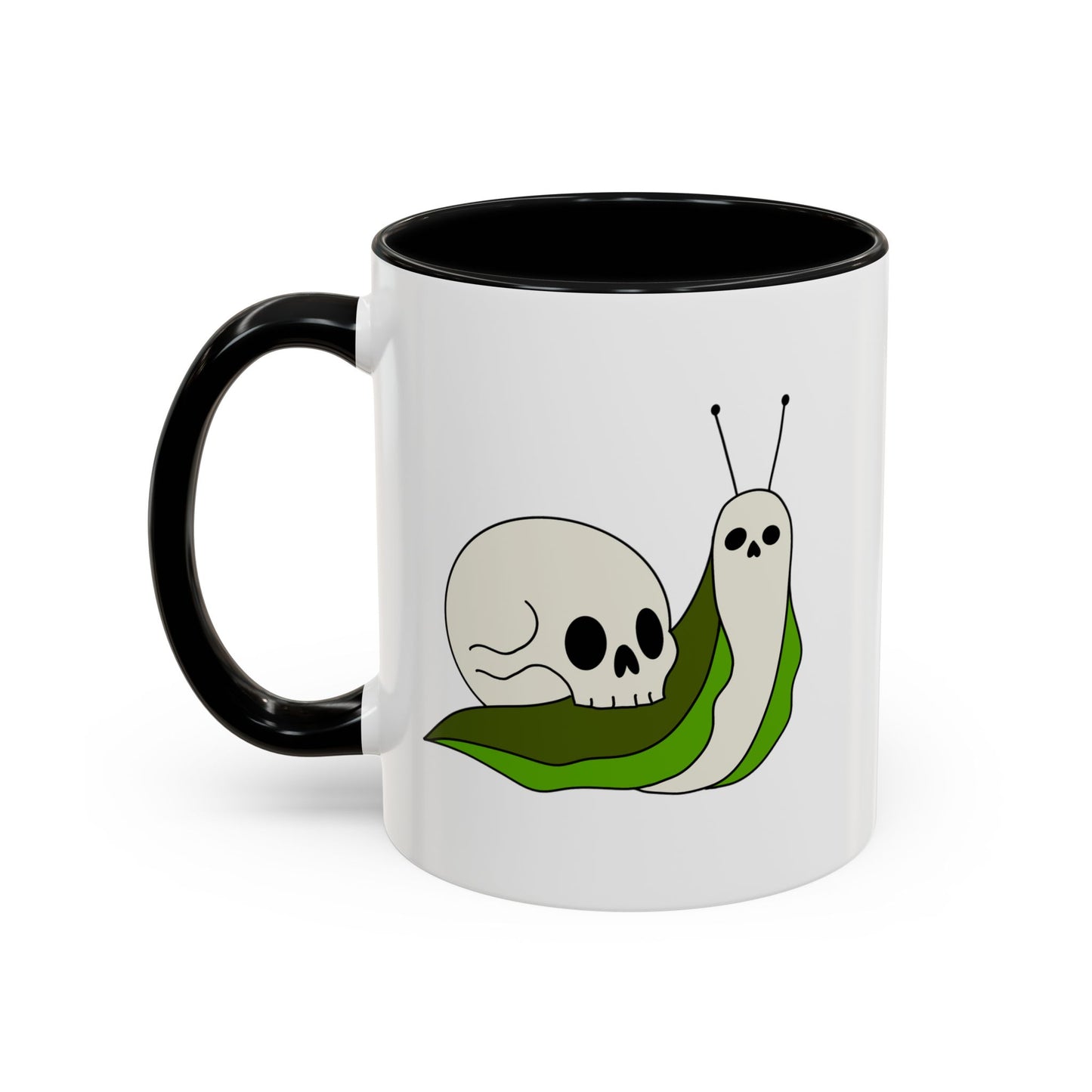 Death Snail Coffee Mug - Whimsical Snail Design - Perfect Gift for the Spooky and Macabre