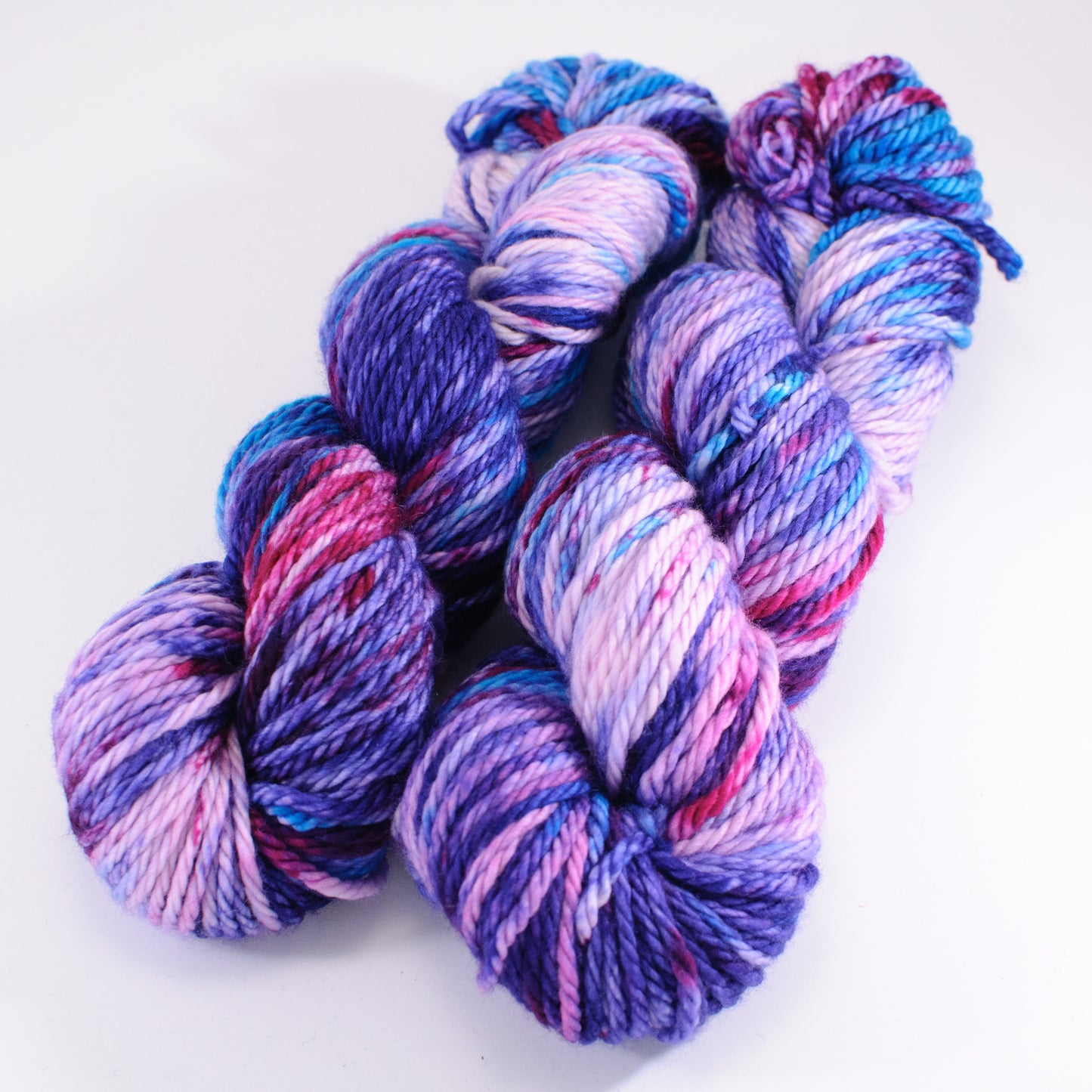 Hand-Dyed Bulky Yarn - Mixed Berries