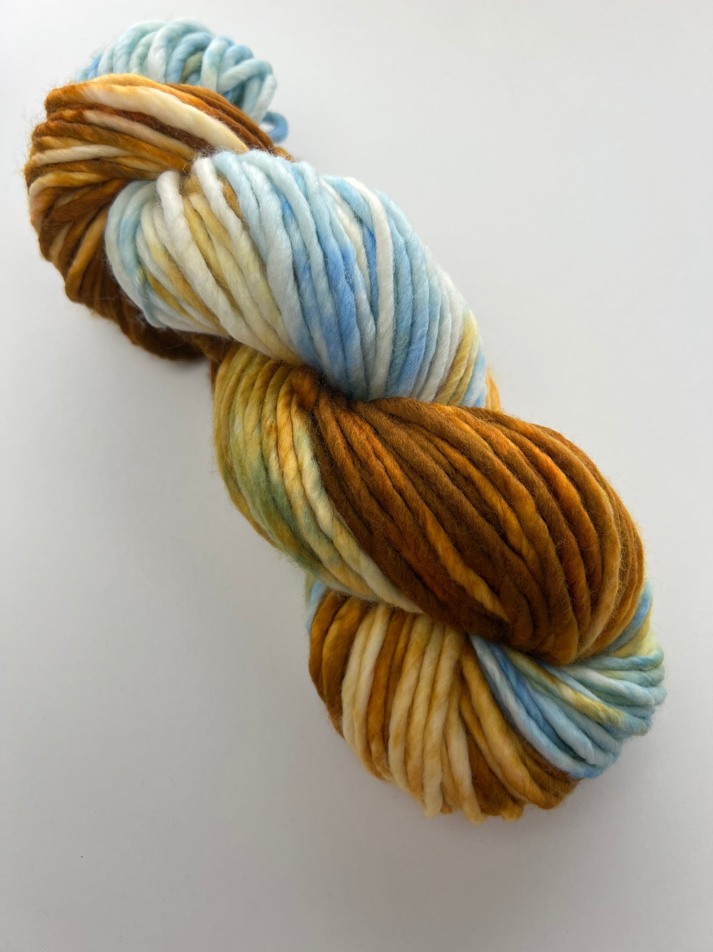 Hand-Dyed Super Bulky Yarn - Lakeside Trail