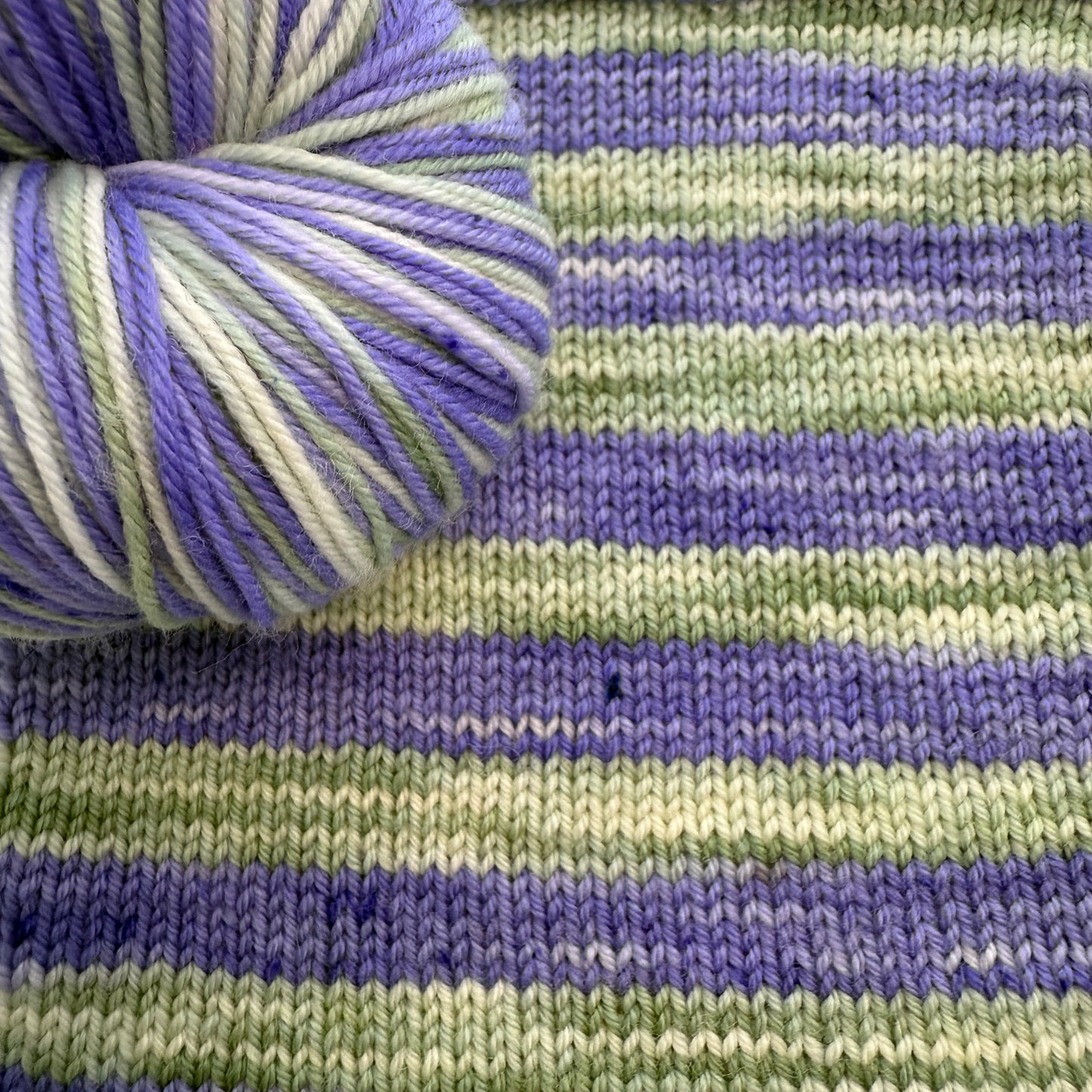 Self-Striping Sock Yarn - Lavender Fields