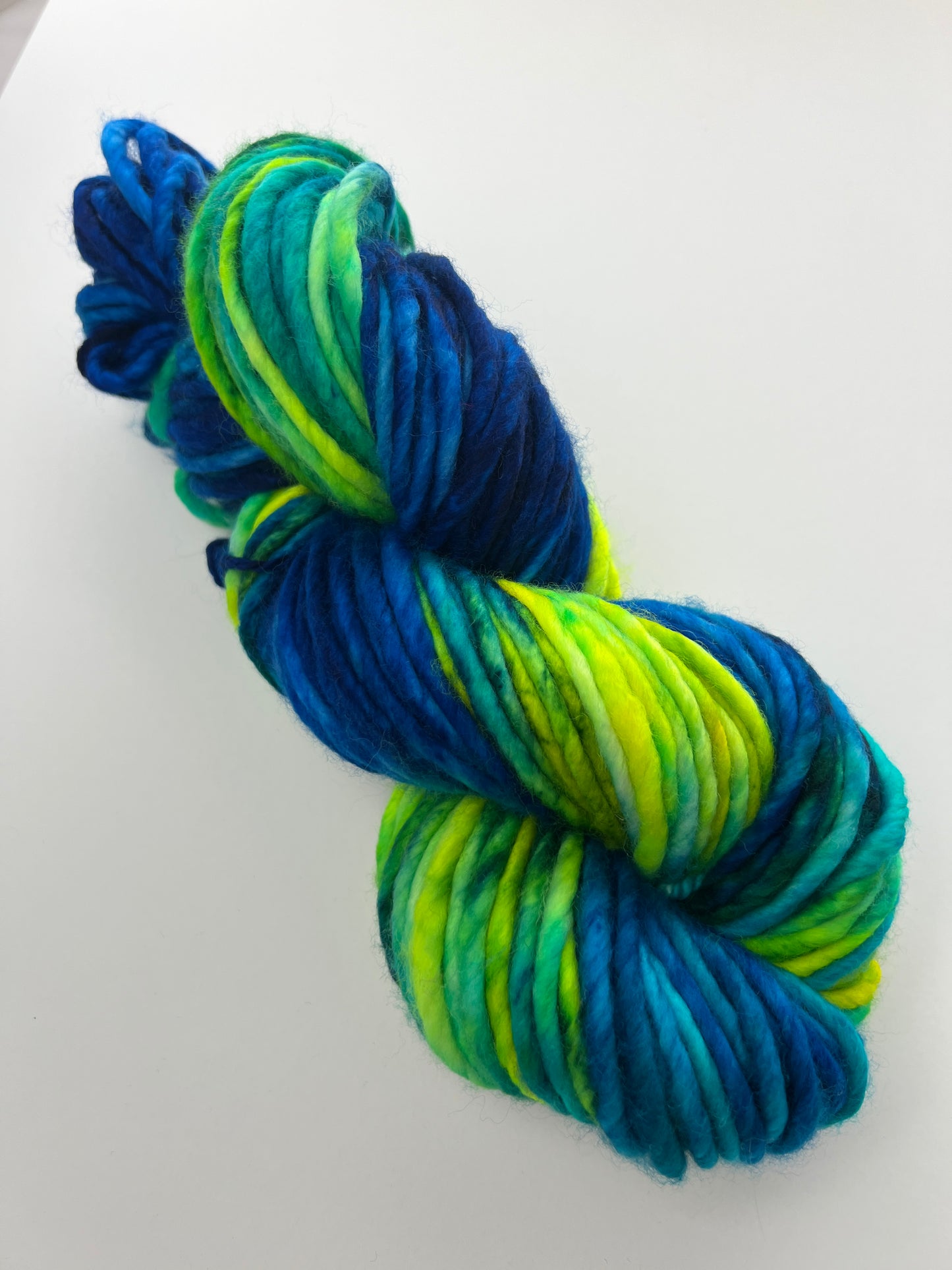 Hand-Dyed Super Bulky Yarn - Angelfish