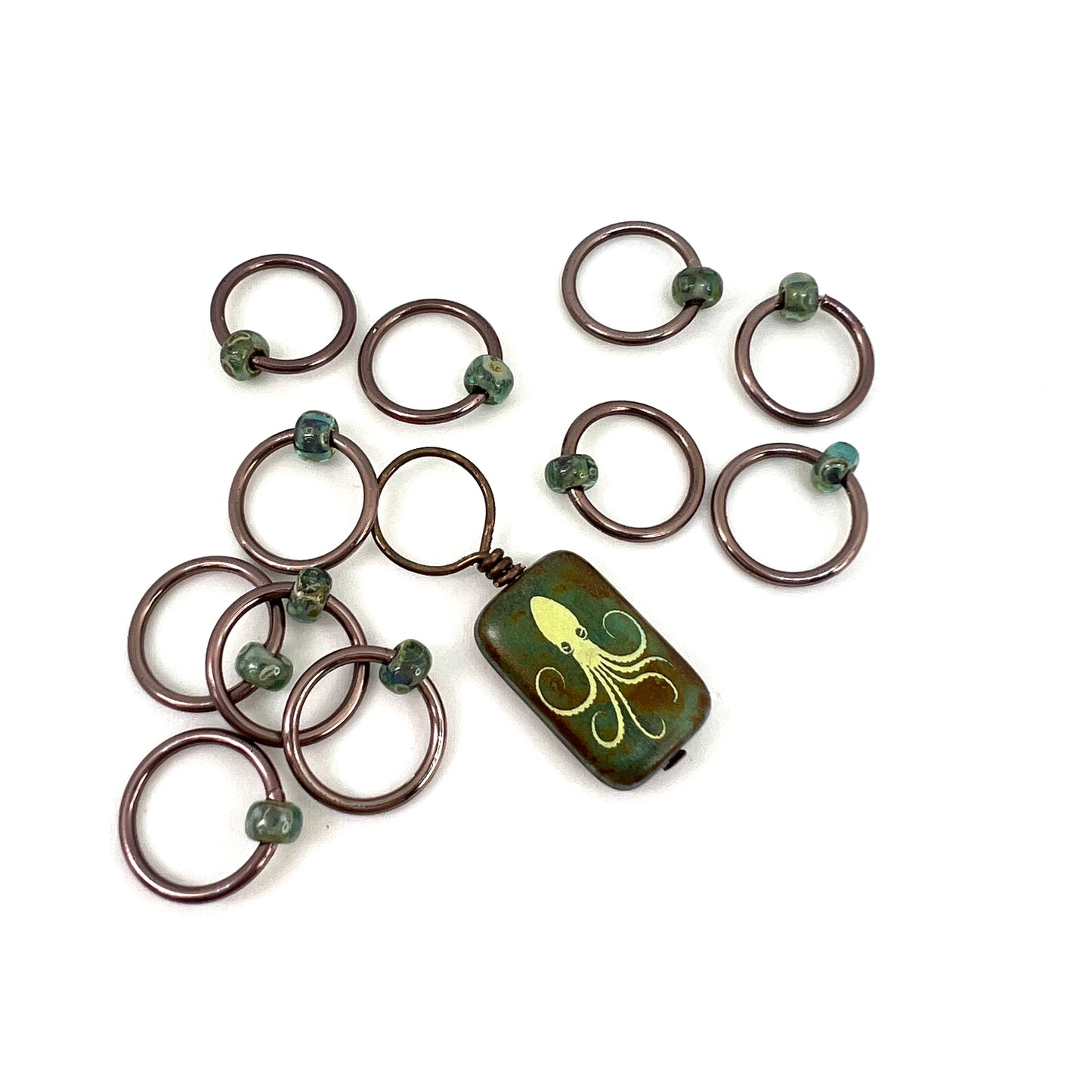 Medium Stitch Markers - Octopus