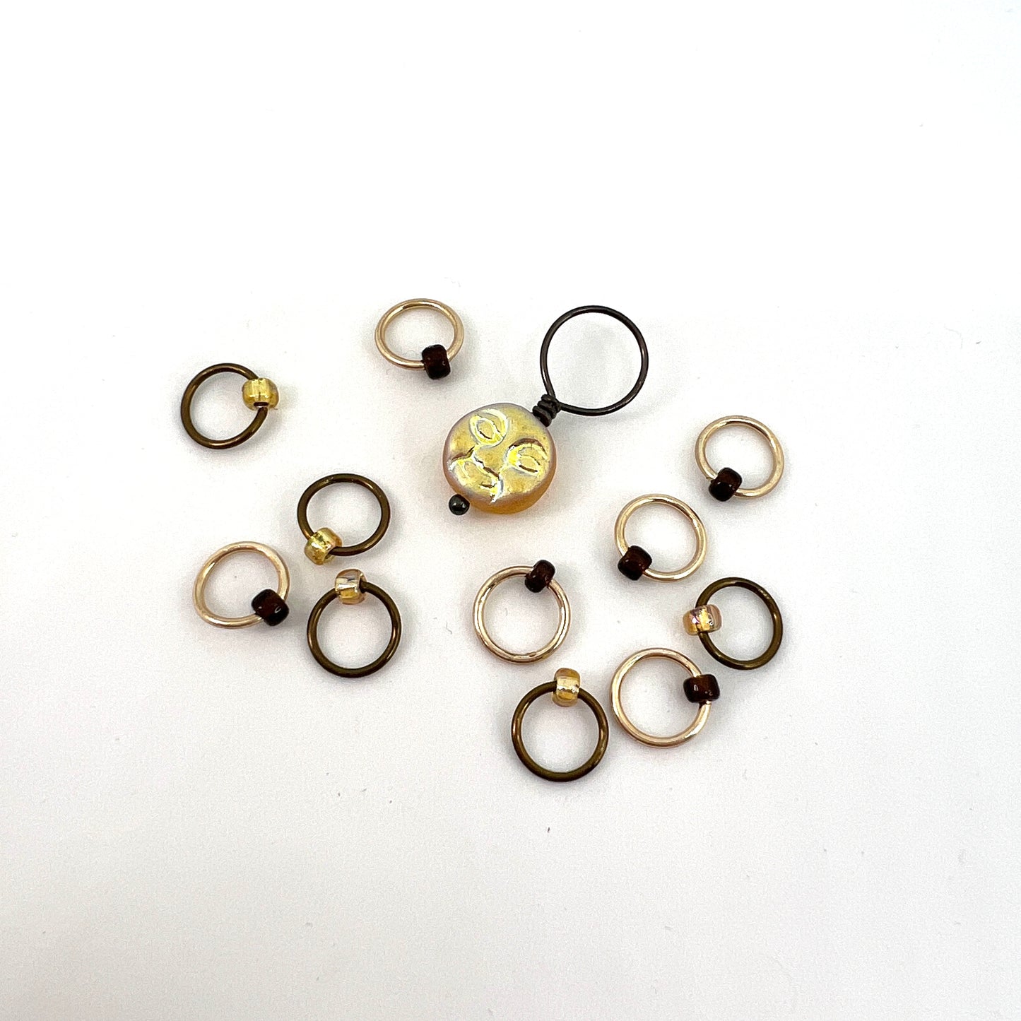 Small Stitch Markers - Sun/Moon