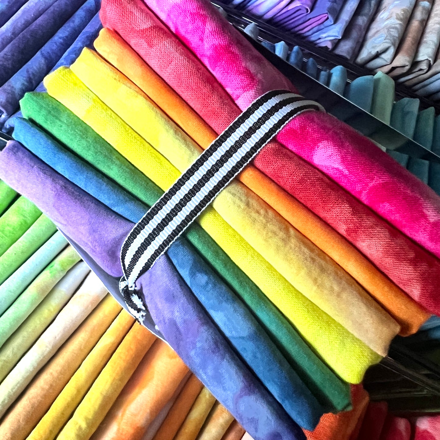 Rainbow Ice-Dyed Fat Quarter Bundle