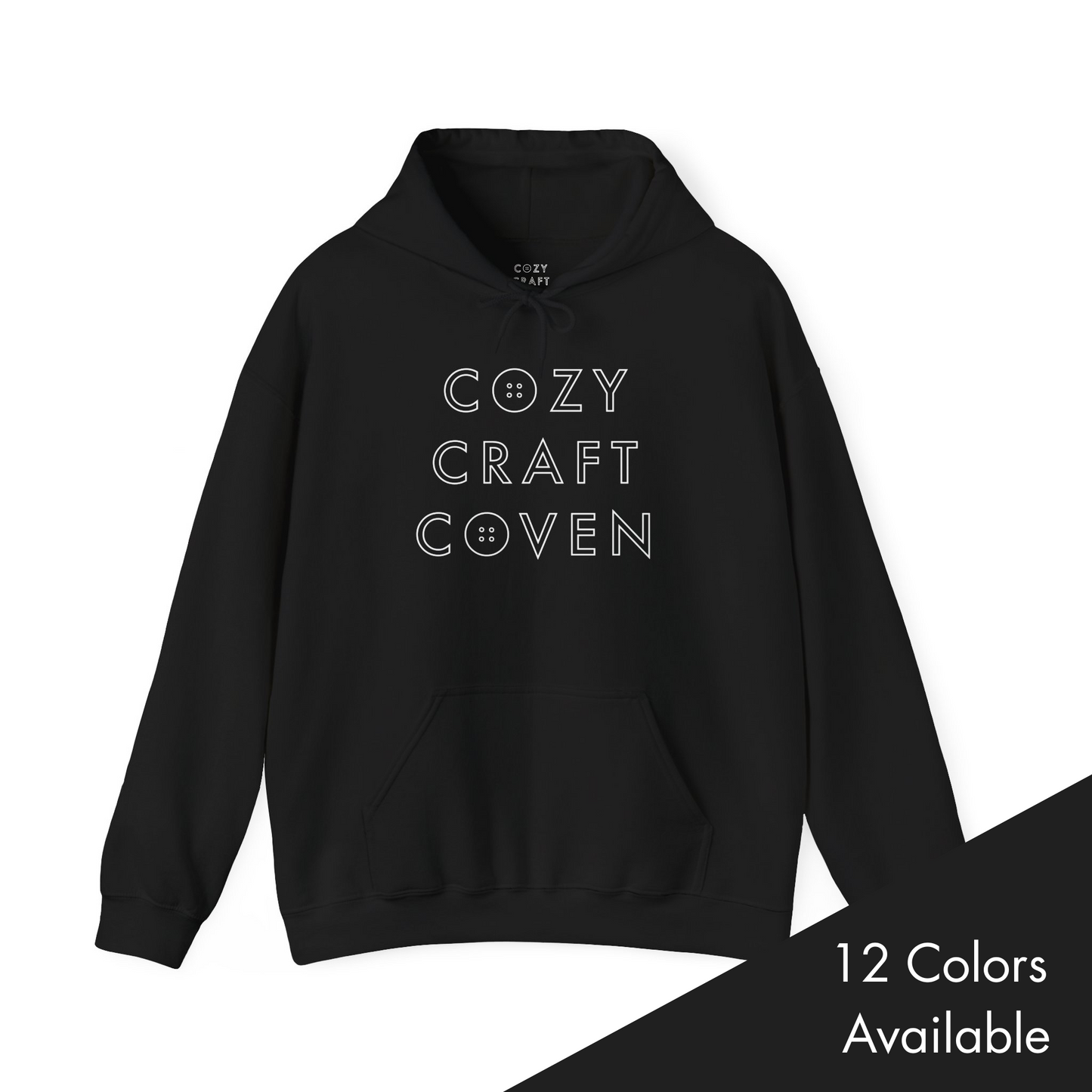 Cozy Craft Coven Logo Unisex Hooded Sweatshirt
