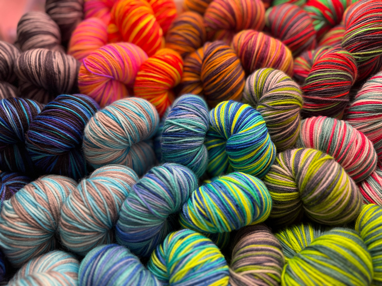 Self-Striping Sock Yarn