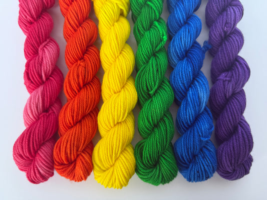 Mini Skein DK Bundle - Pride - Set of 6