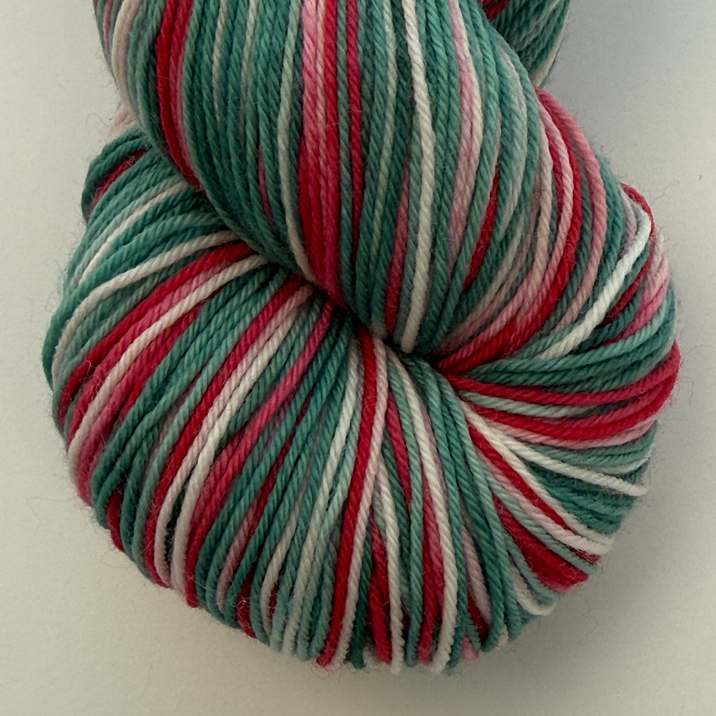 Self-Striping Sock Yarn - Mistletoe