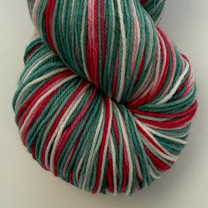 Self-Striping Sock Yarn - Mistletoe