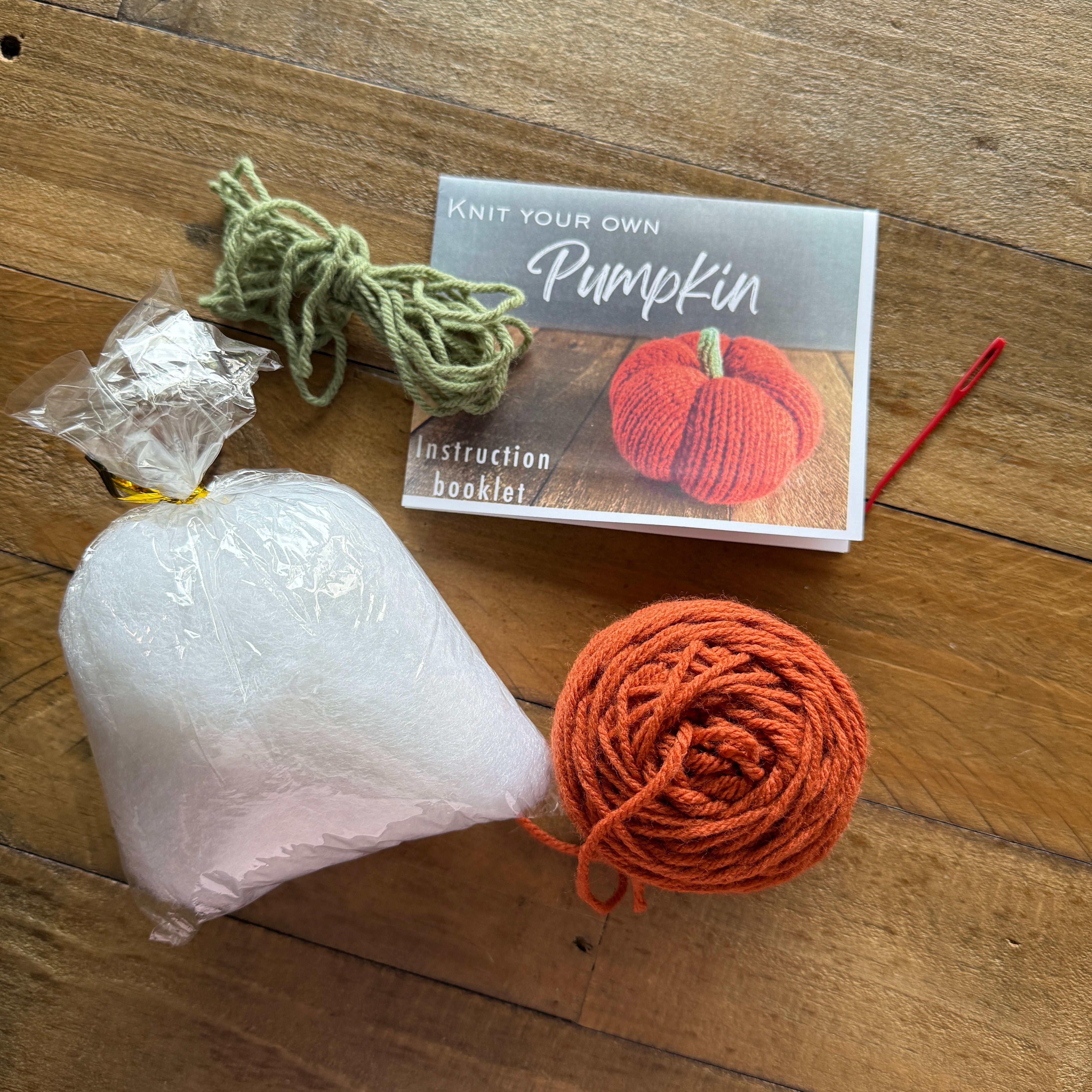 Beginner Pumpkin Knit Kit – Cozy Craft Coven