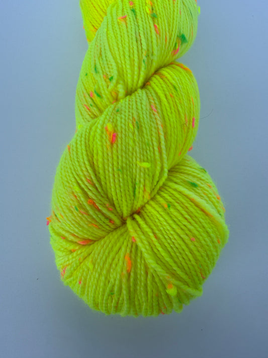 Pop Rocks Sock - Highlighter