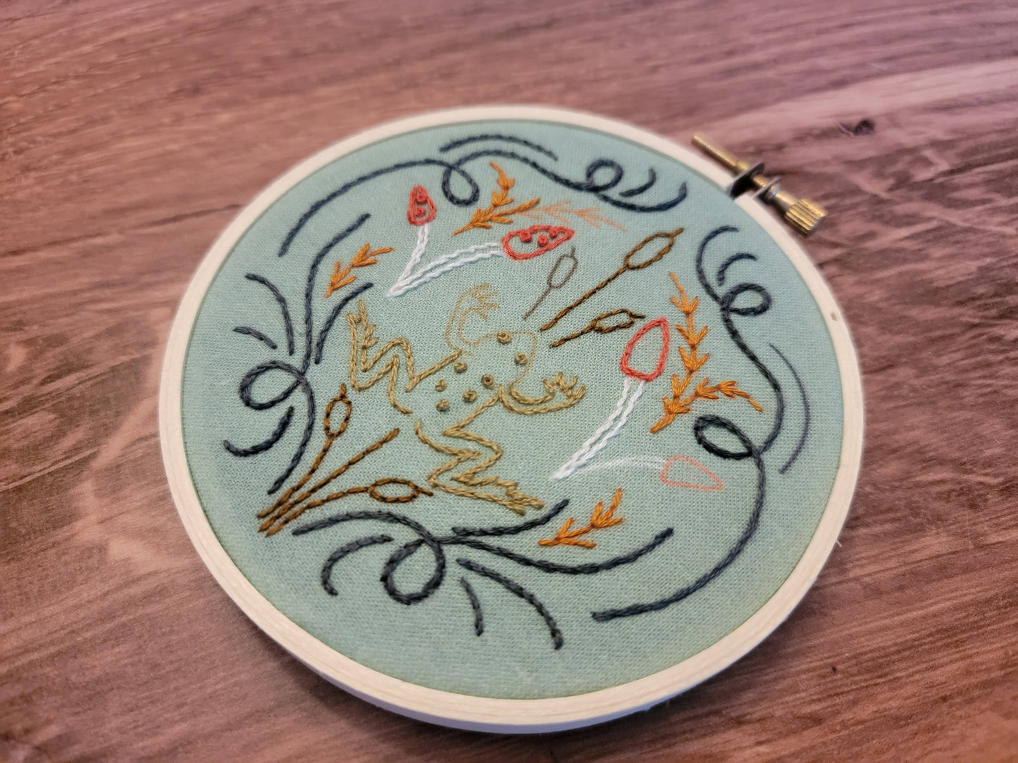 Embroidery Kit: Frog