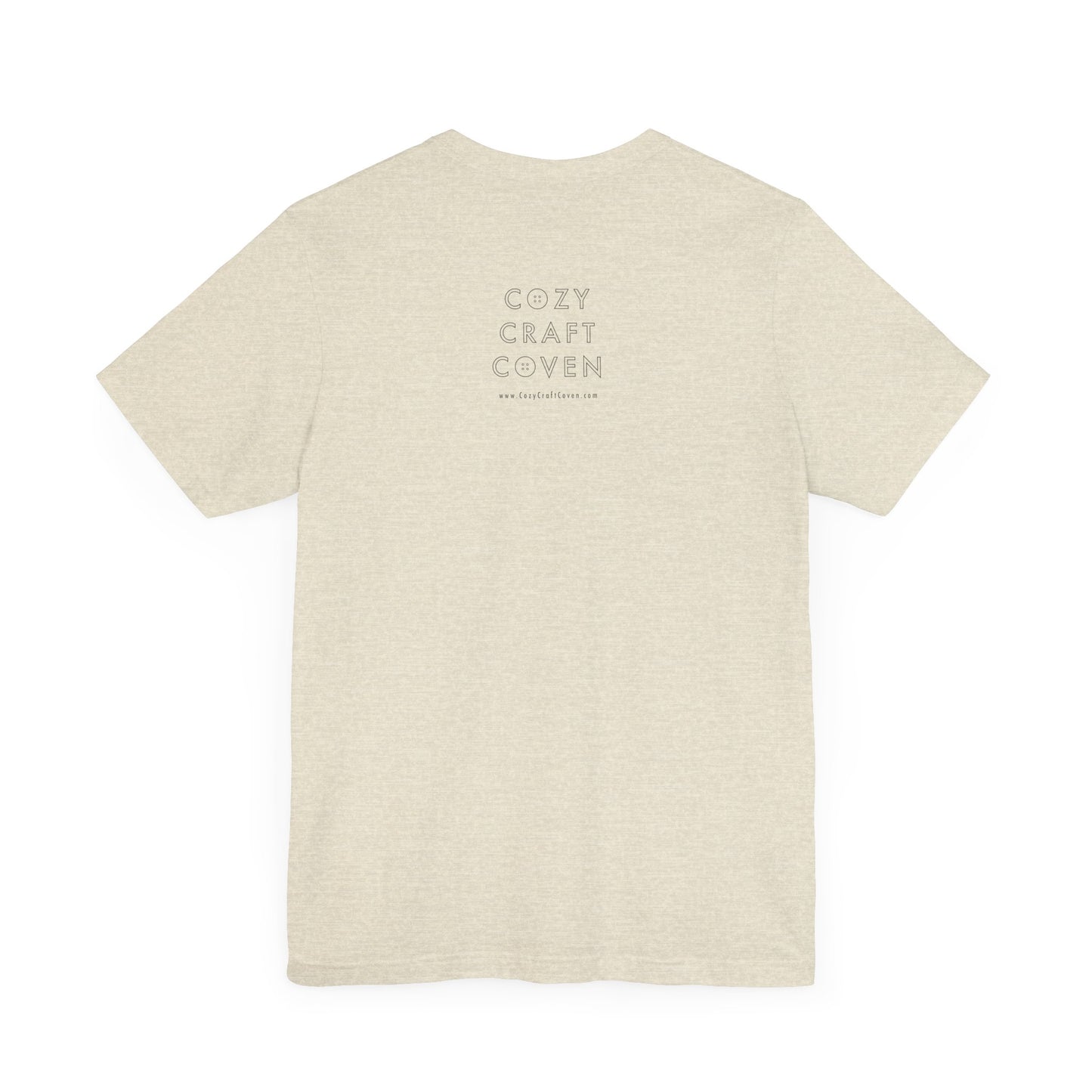 Cozy Ghost Floral Tee - Unisex Short Sleeve T-Shirt for Spooky Season
