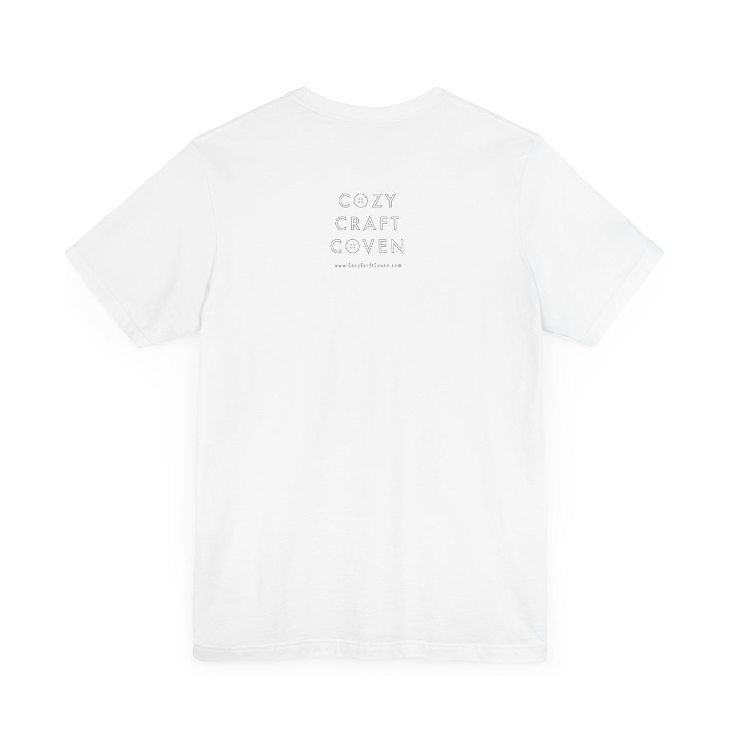 Cozy Ghost Floral Tee - Unisex Short Sleeve T-Shirt for Spooky Season
