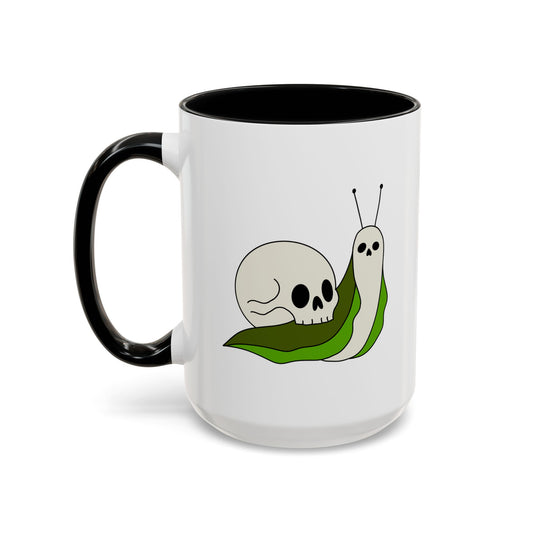 Death Snail Coffee Mug - Whimsical Snail Design - Perfect Gift for the Spooky and Macabre