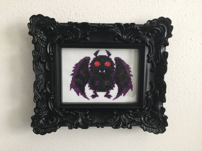 Mothman Counted Cross Stitch DIY KIT