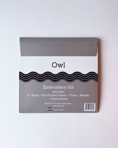 Owl Embroidery Kit
