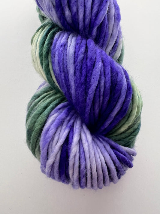 Hand-Dyed Super Bulky Yarn - Lavender Fields